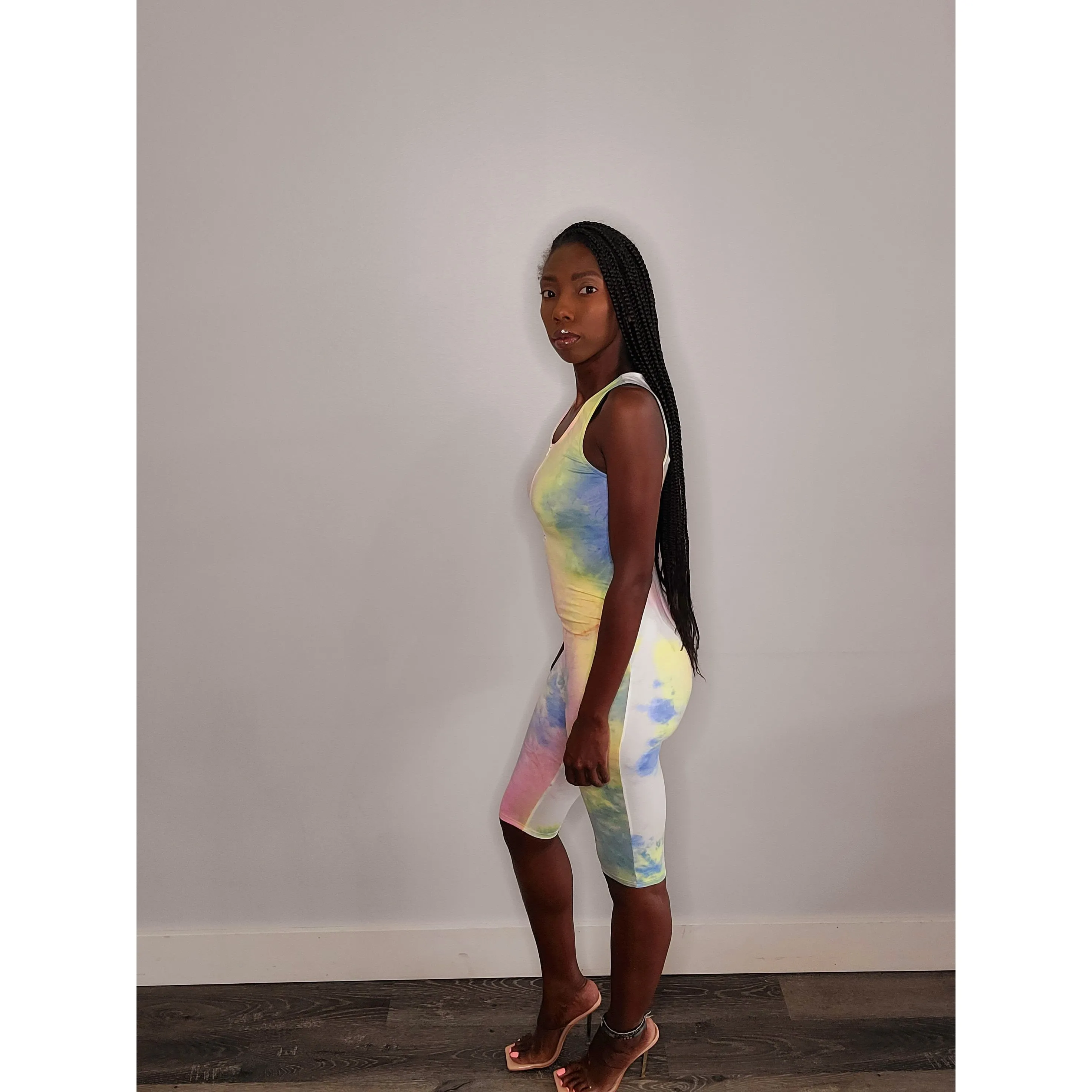 Mystic Tie Dye Bodycon Romper