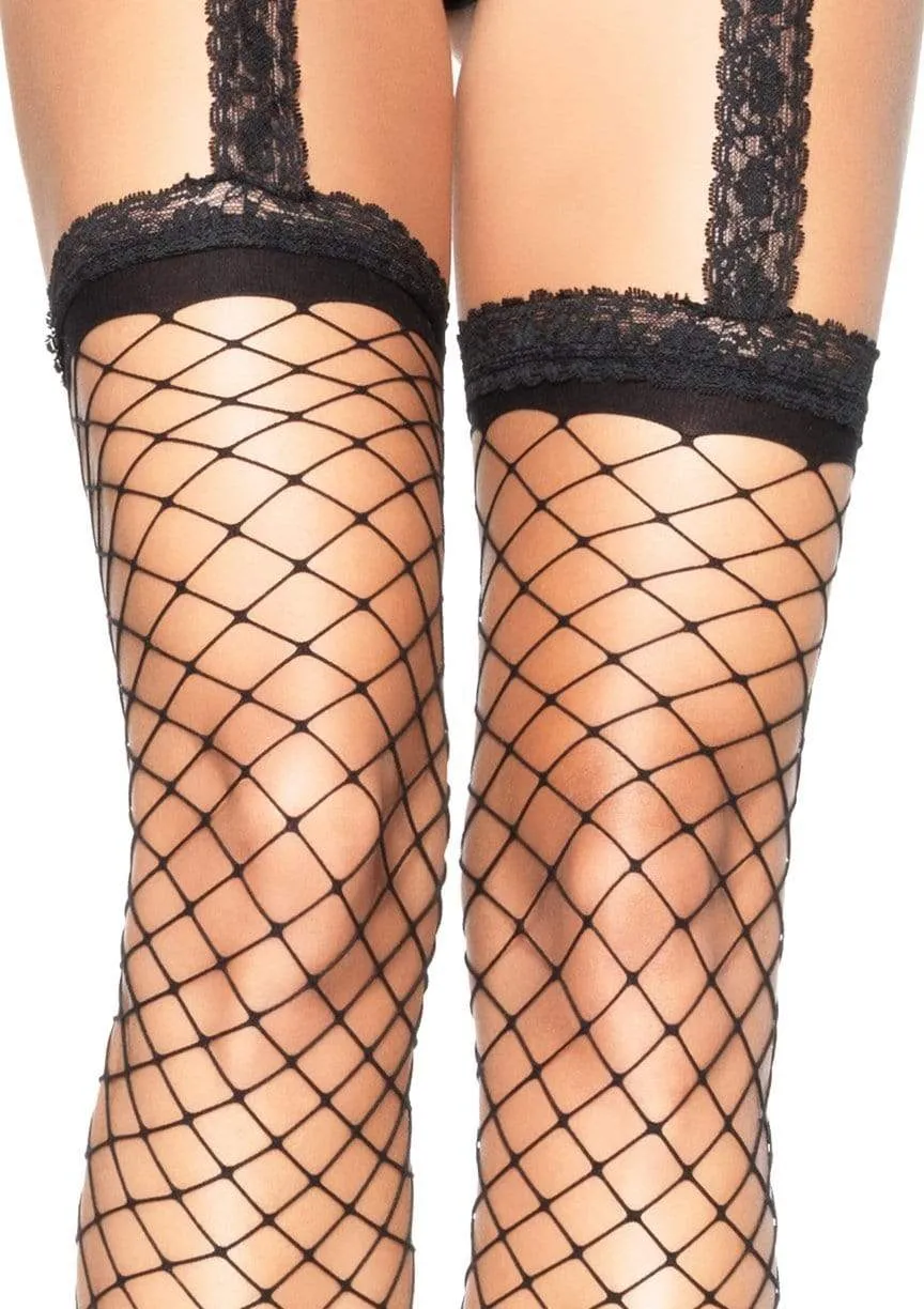 Naomi Net Garter Belt Stocking