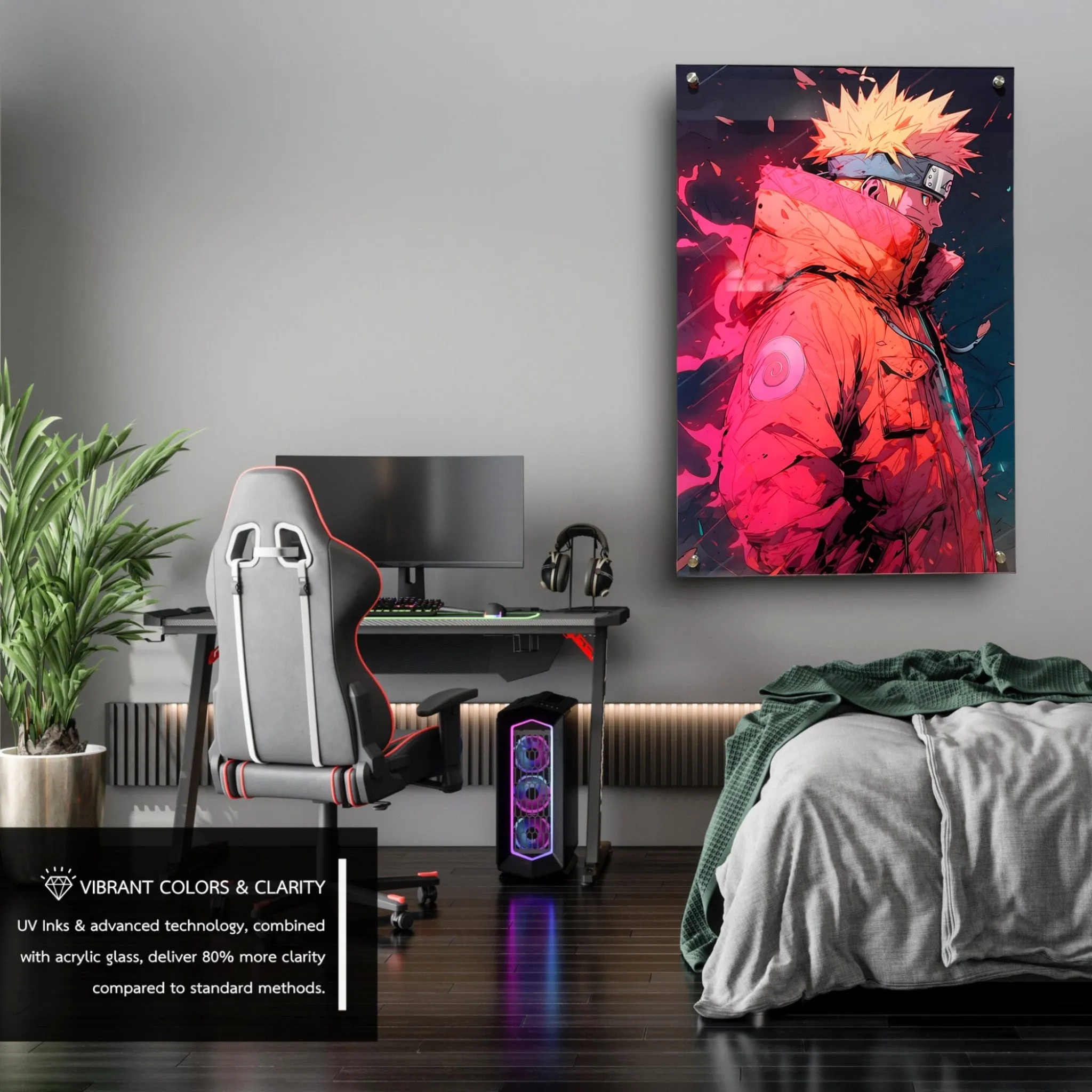 Naruto (The Drip Hokage) Acrylic Wall Art