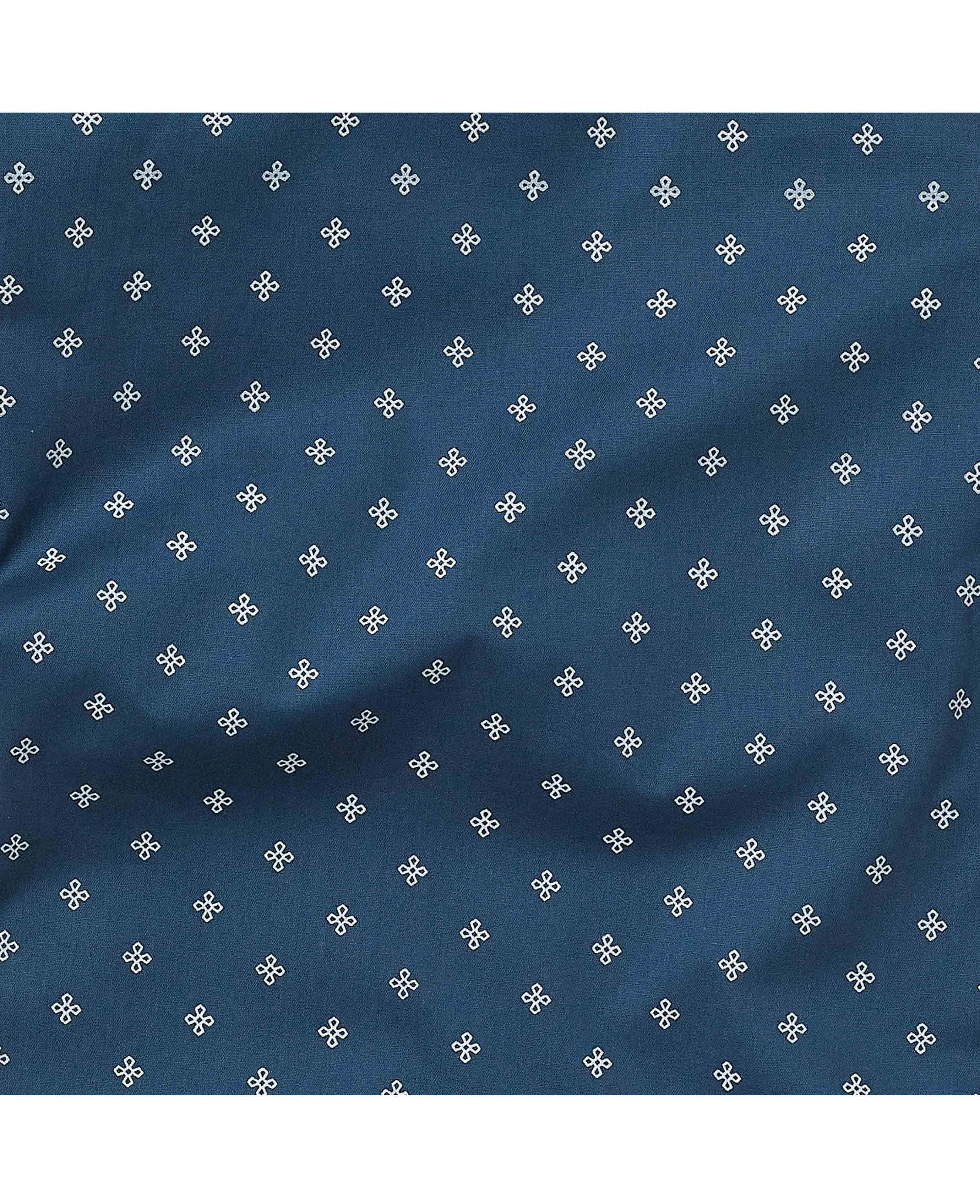 Navy Fleur-De-Lys Lounge Pants