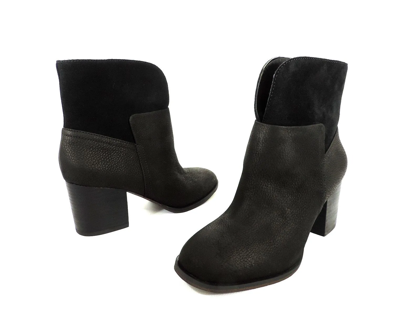 NINE WEST : Dale Nubuck Boot - BK/BK