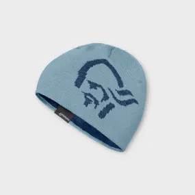 Norrøna Mid Cotton Logo Beanie I Blue