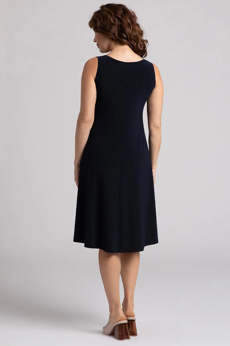 Nu Tank Dress Short Plus | Navy