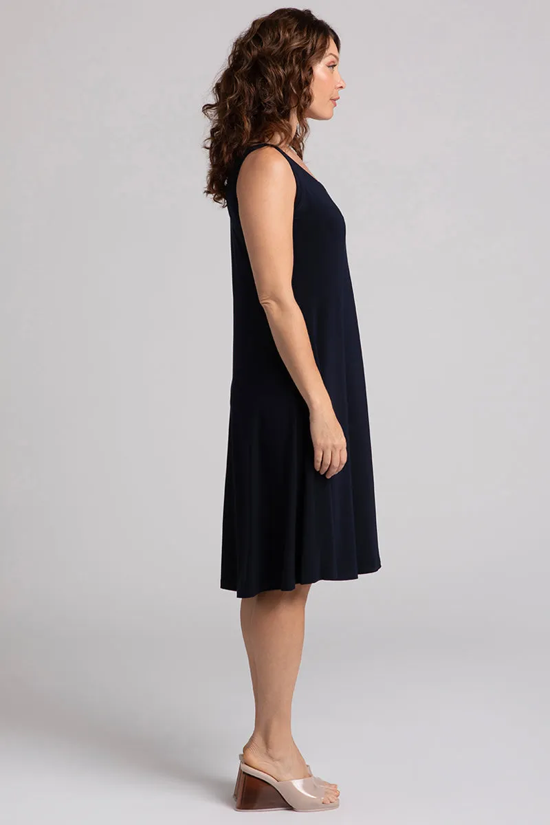 Nu Tank Dress Short Plus | Navy