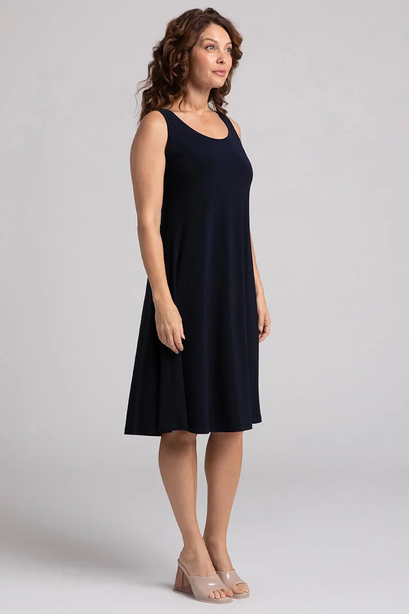 Nu Tank Dress Short Plus | Navy