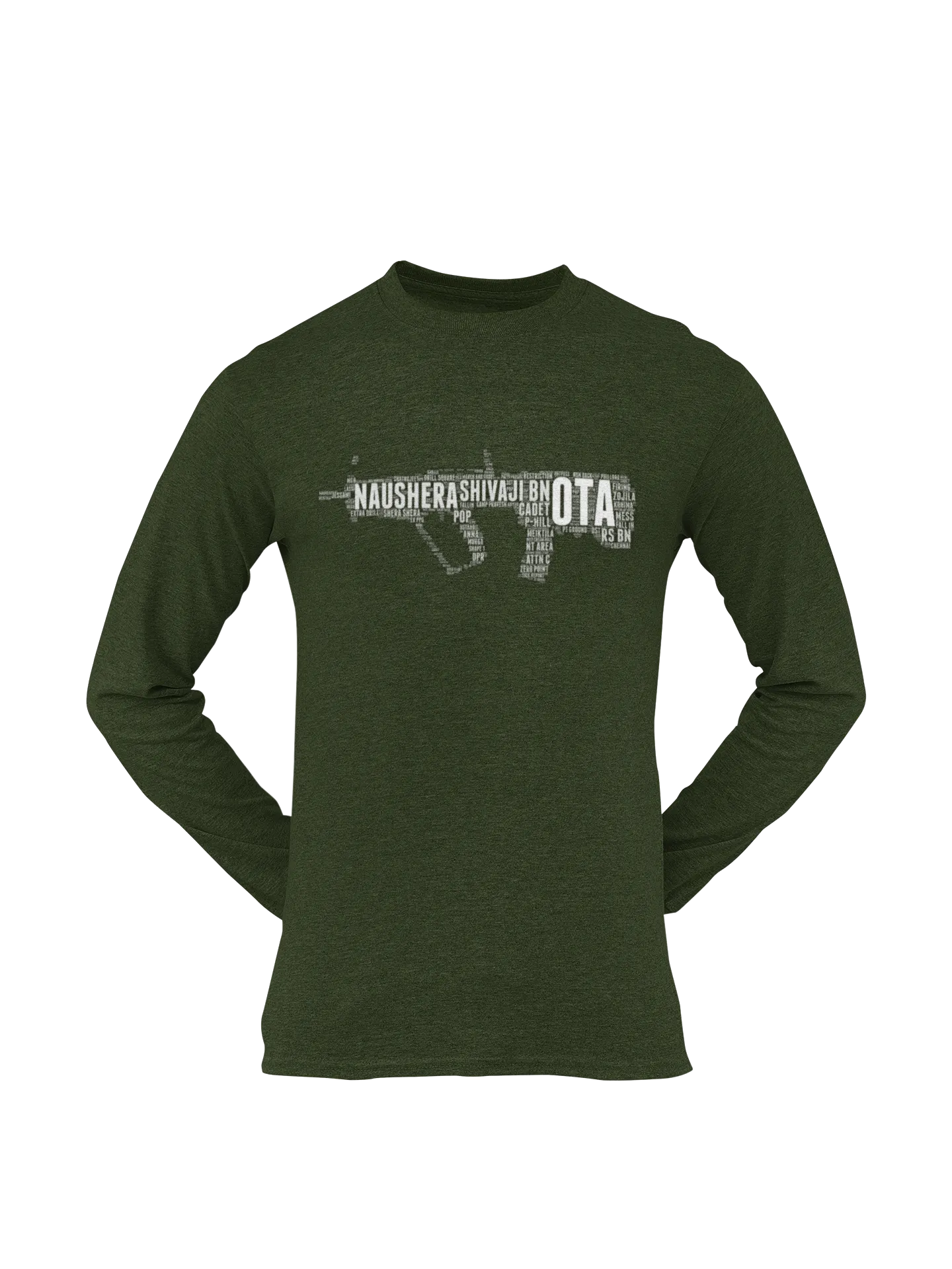 OTA T-shirt - Word Cloud Naushera - Tavor (Men)