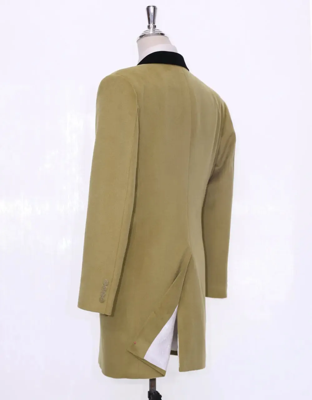 Over Coat Men's | 60s Mod Winter Wool Camel Over Coat