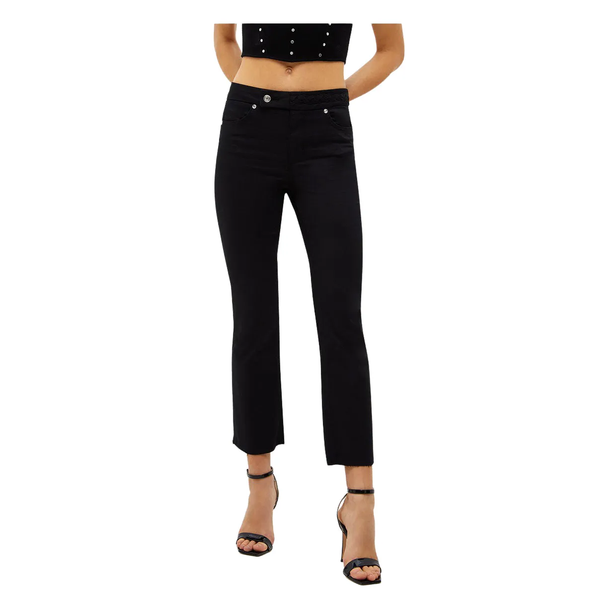 Pantaloni Donna Liu-Jo Bottom Up Nero