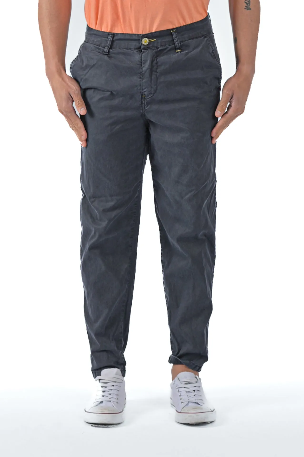 Pantaloni in cotone regular Jacob Cristal SS23