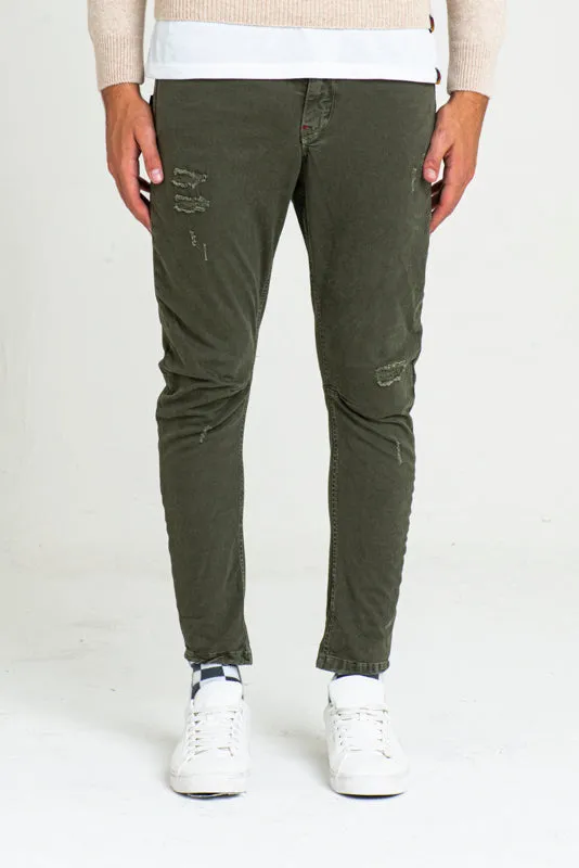 Pantaloni in cotone tapered Kron AM3 FW22/23