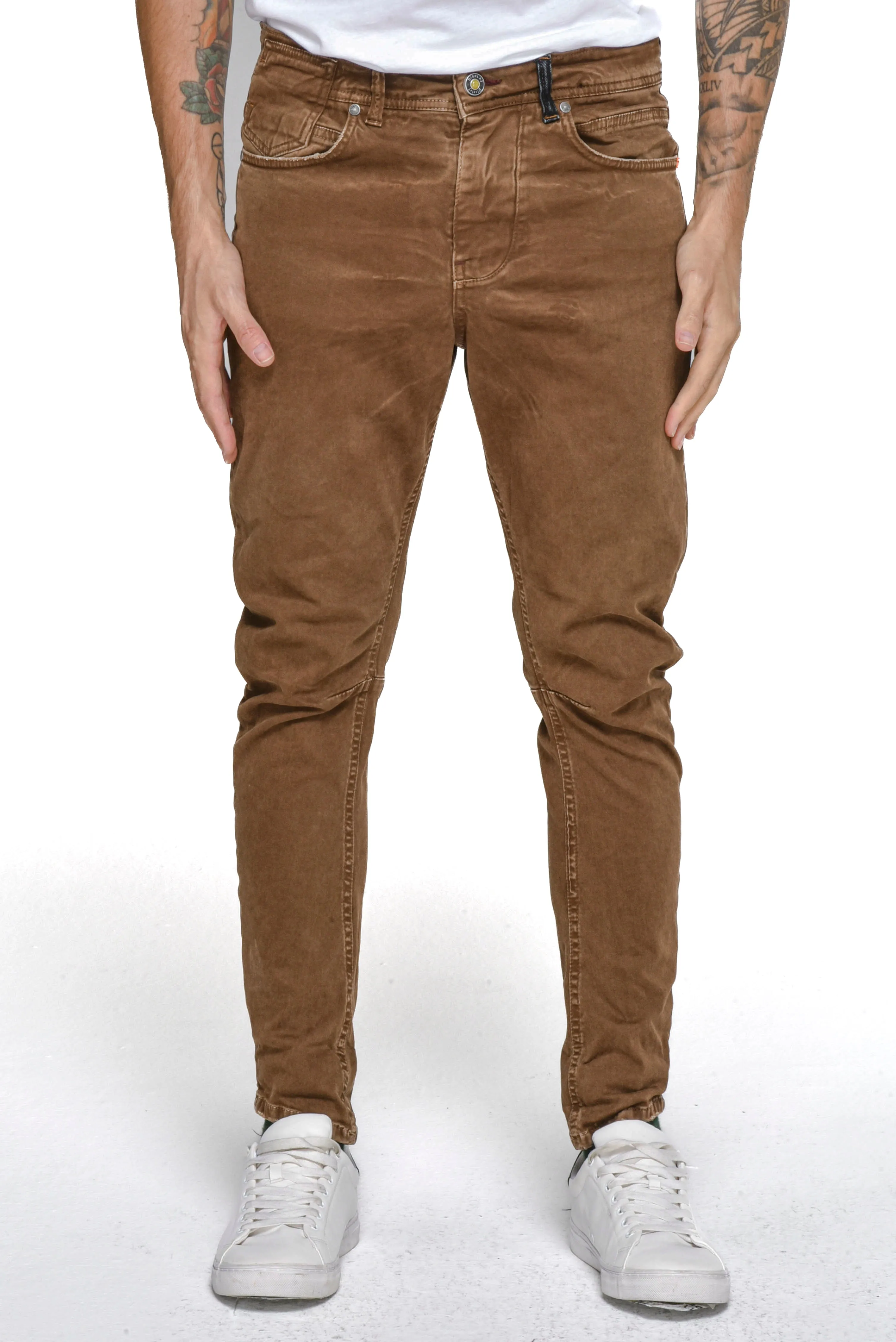 Pantaloni in cotone tapered Kron Old FW22/23