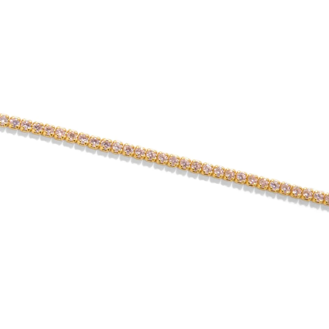 PINK TENNIS BRACELET