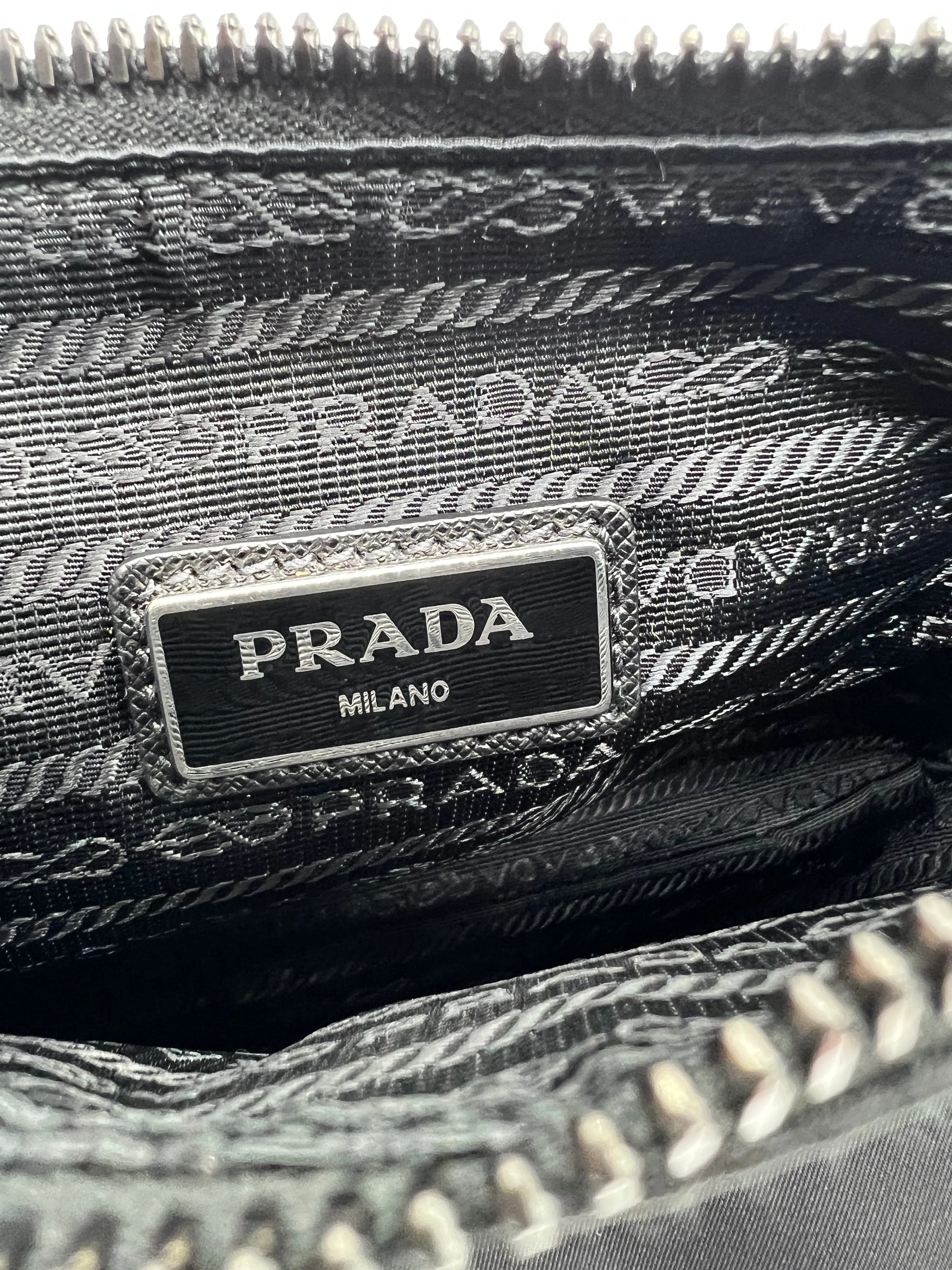 Prada Black Re-Nylon Shoulder Bag