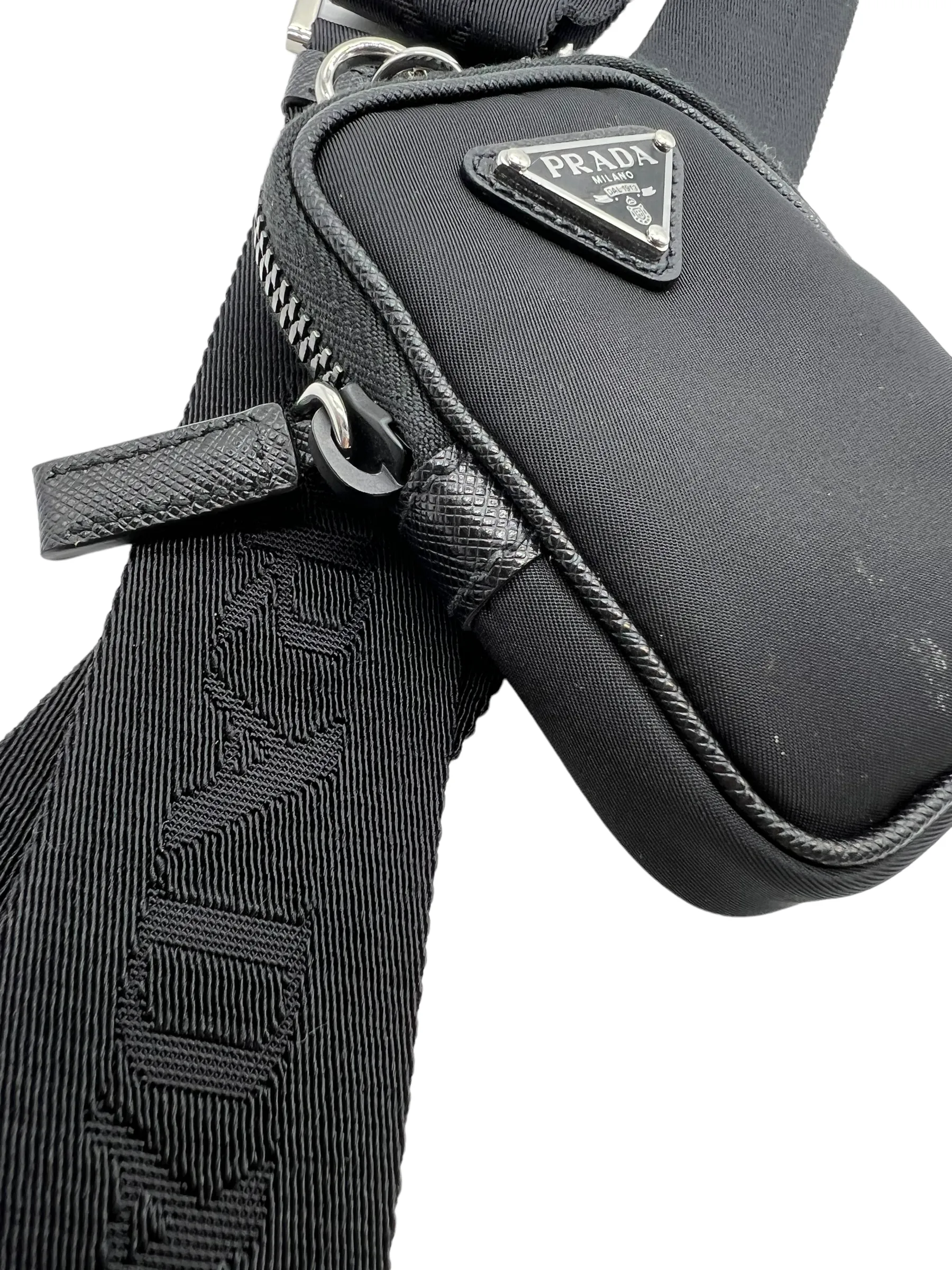 Prada Black Re-Nylon Shoulder Bag