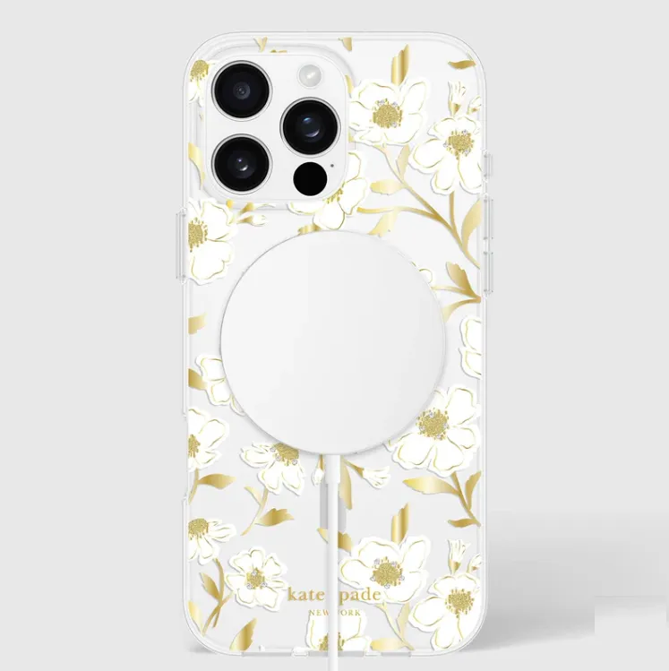 Protective Hardshell Floral MagSafe Case for iPhone 16 Series