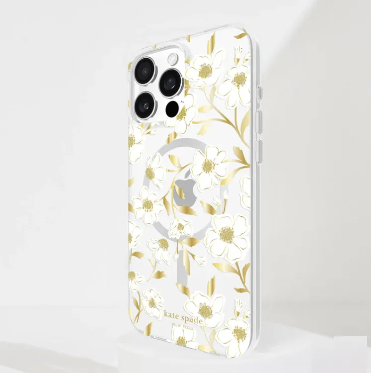 Protective Hardshell Floral MagSafe Case for iPhone 16 Series