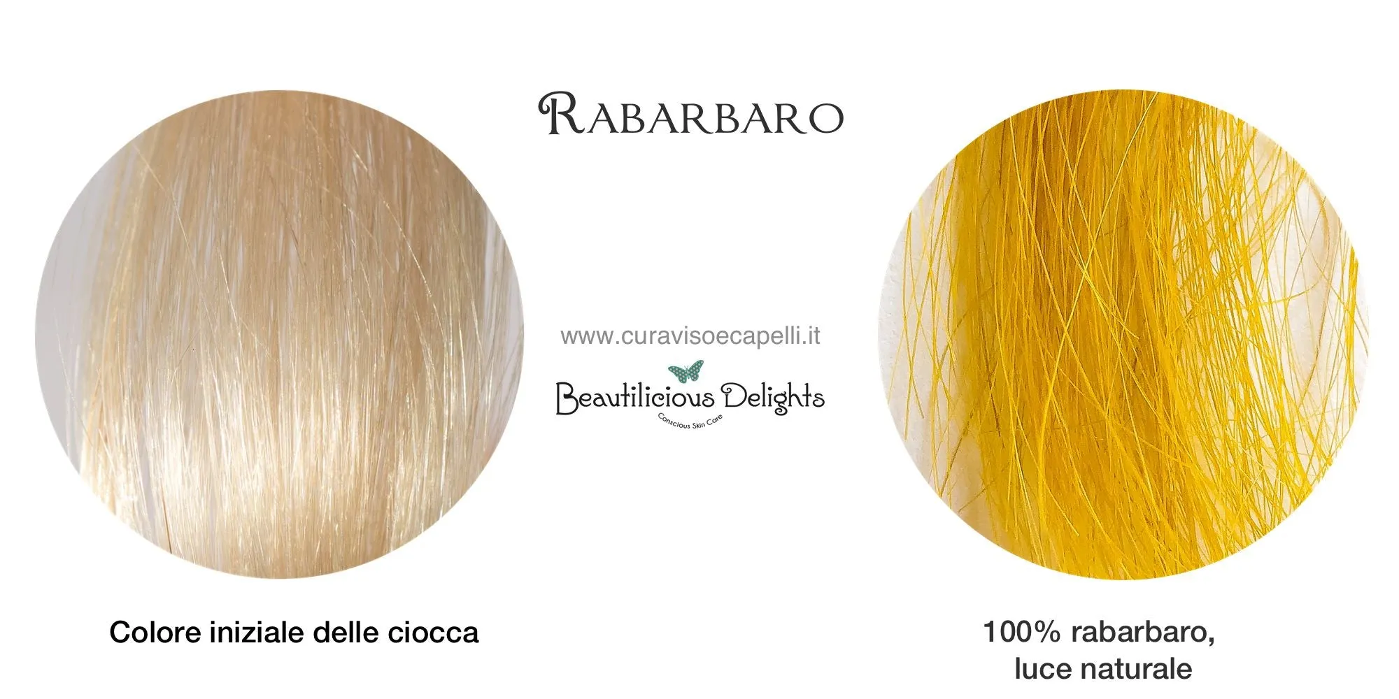 Rabarbaro - Riflessante Naturale Capelli Biondi e Chiari Cosmos Natural