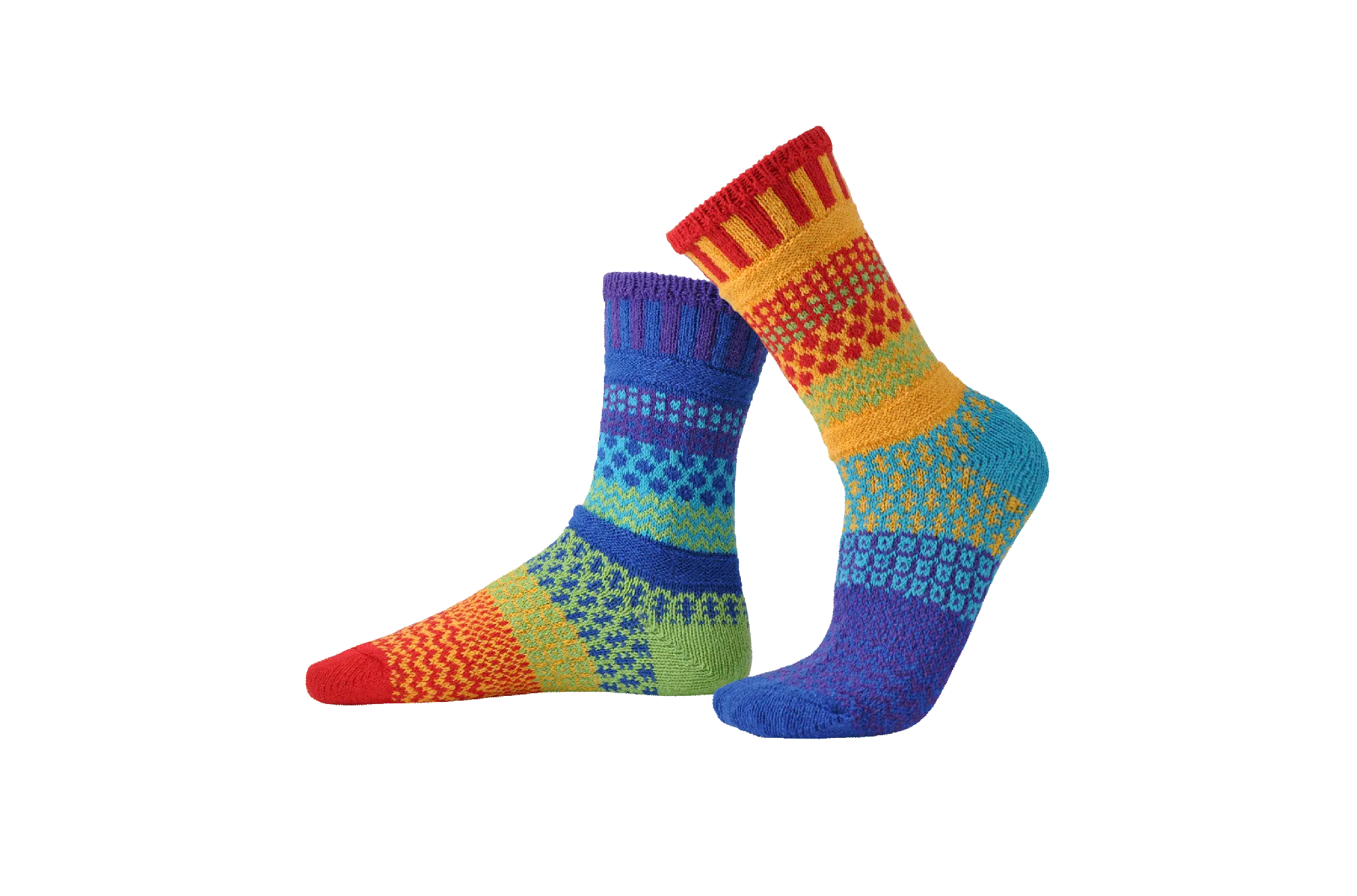 Rainbow Crew Socks