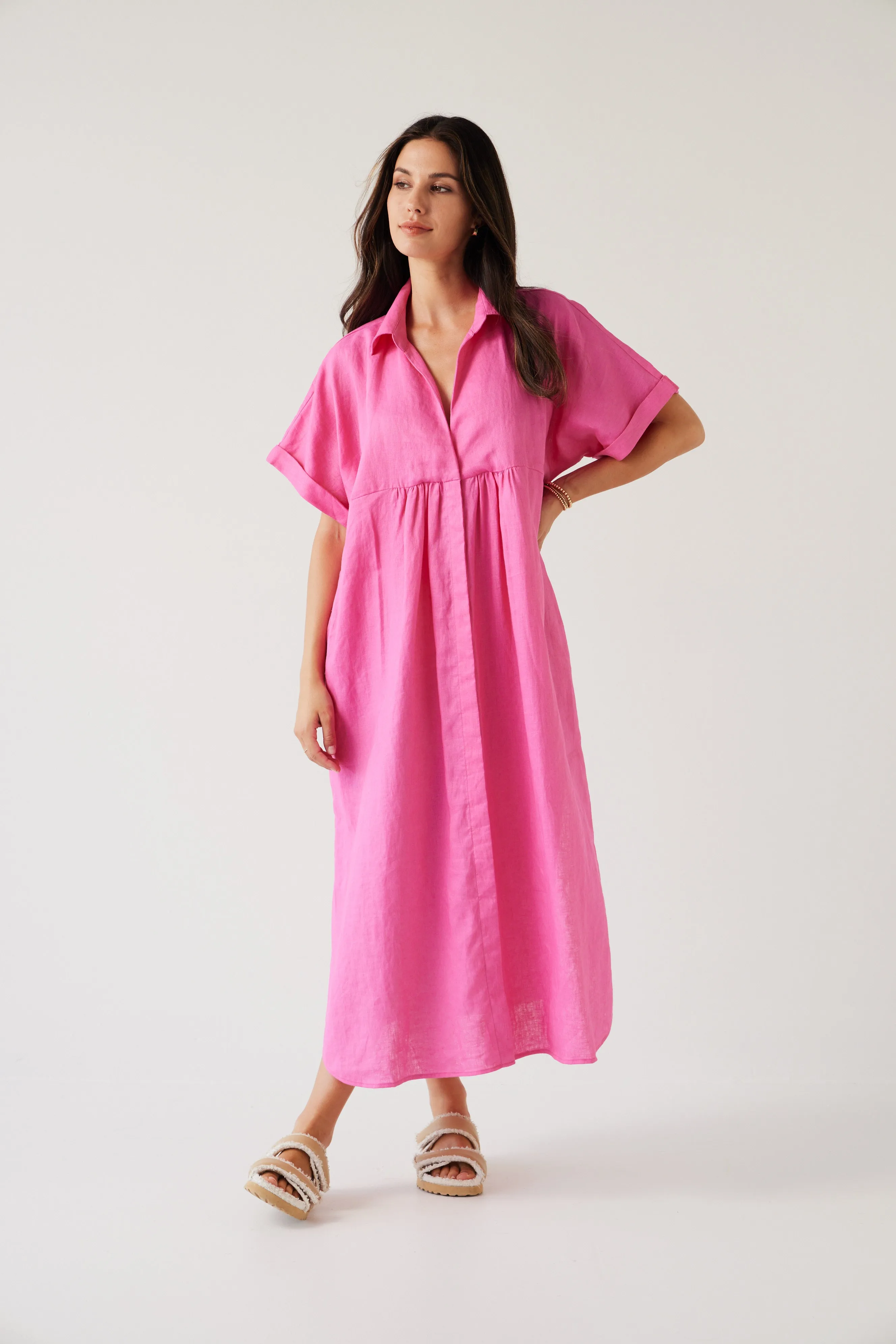 Rally Dress | Hot Pink