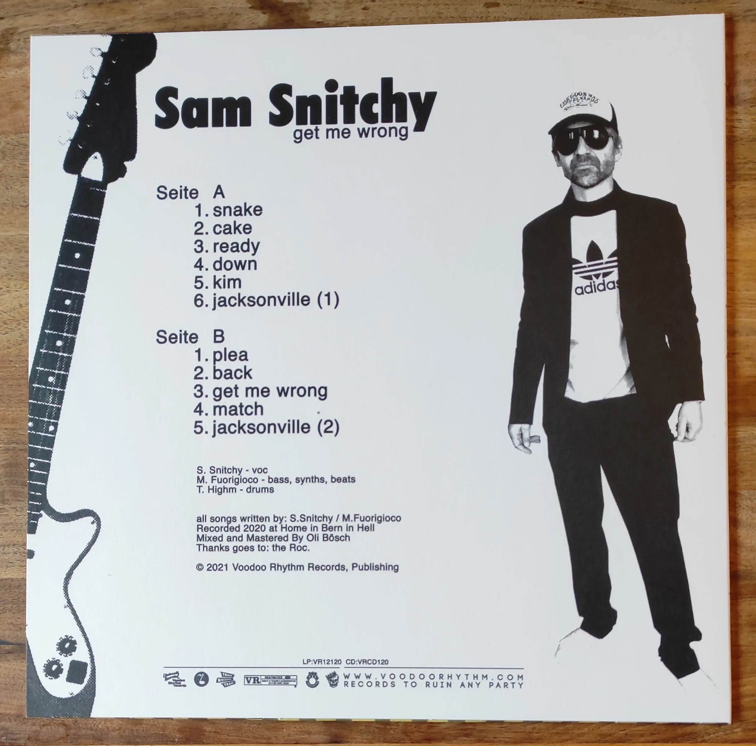 Sam Snitchy -get me wrong (VRCD120/VR12120)