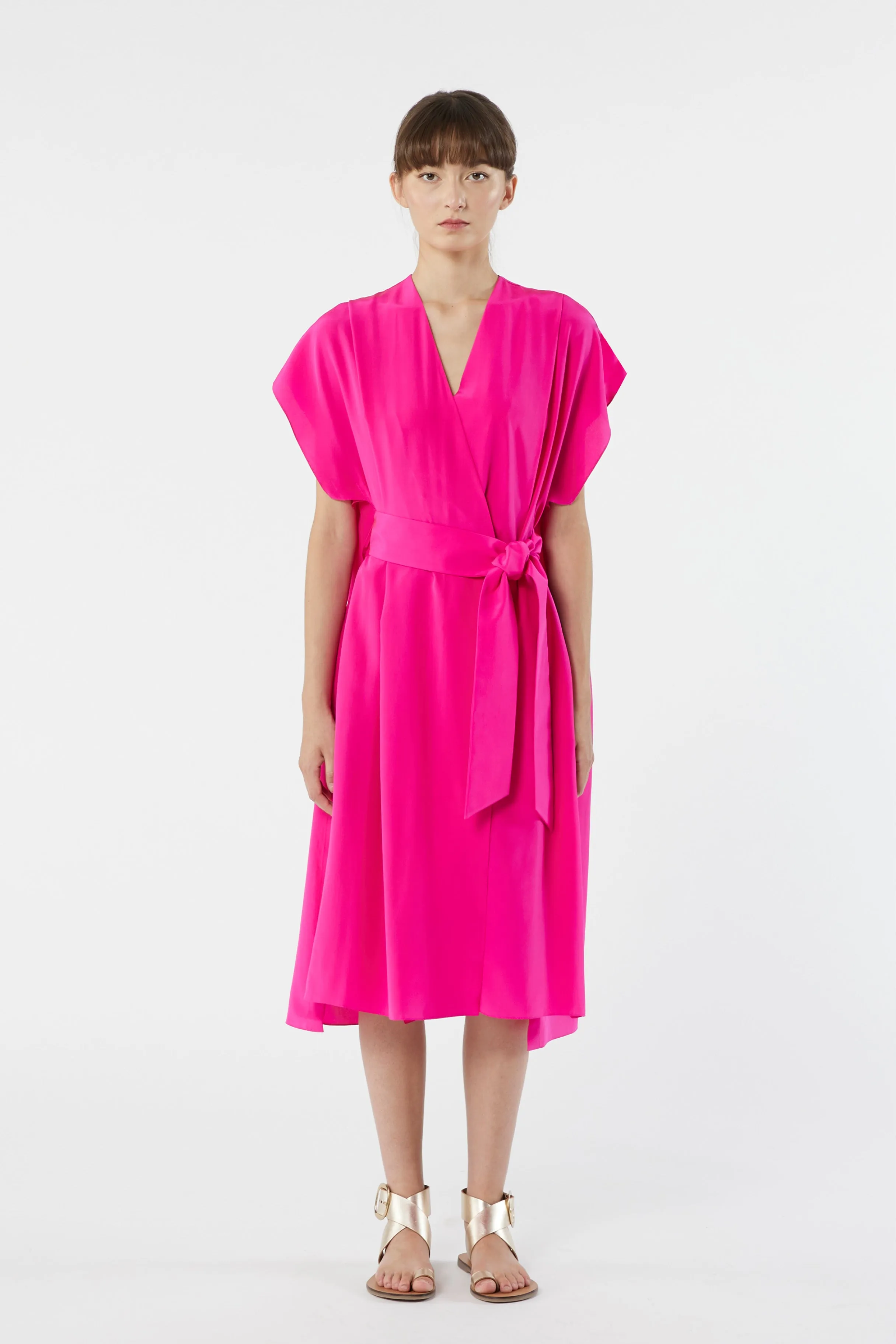 SAN FRANCISCO pink - silk dress