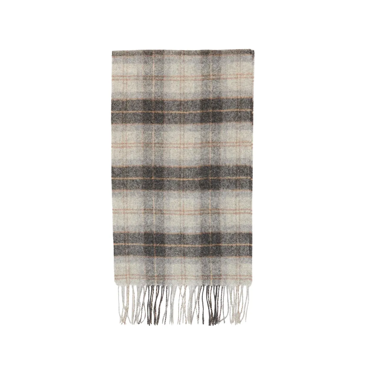 Sciarpa Barbour Lana Tartan Grigio Multicolor