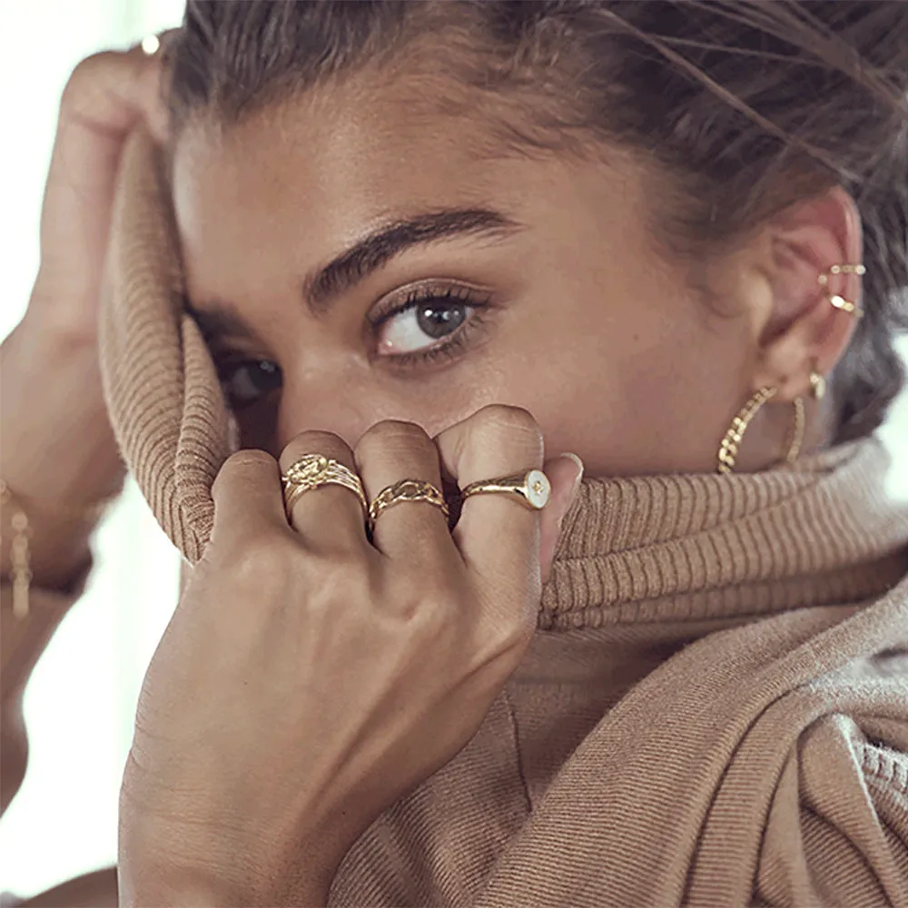 Shop the Look: Emblem Ring Bling 1