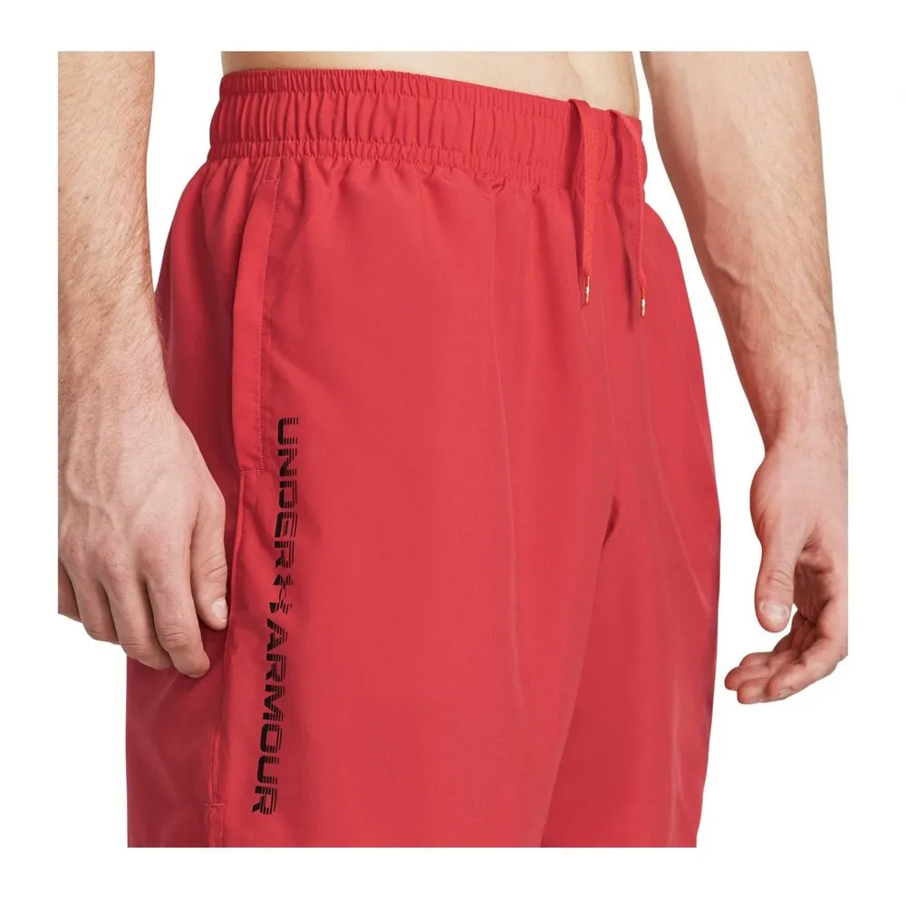 Short Largo Under Armour para Hombre Tech Woven Wordmark Short Rojo