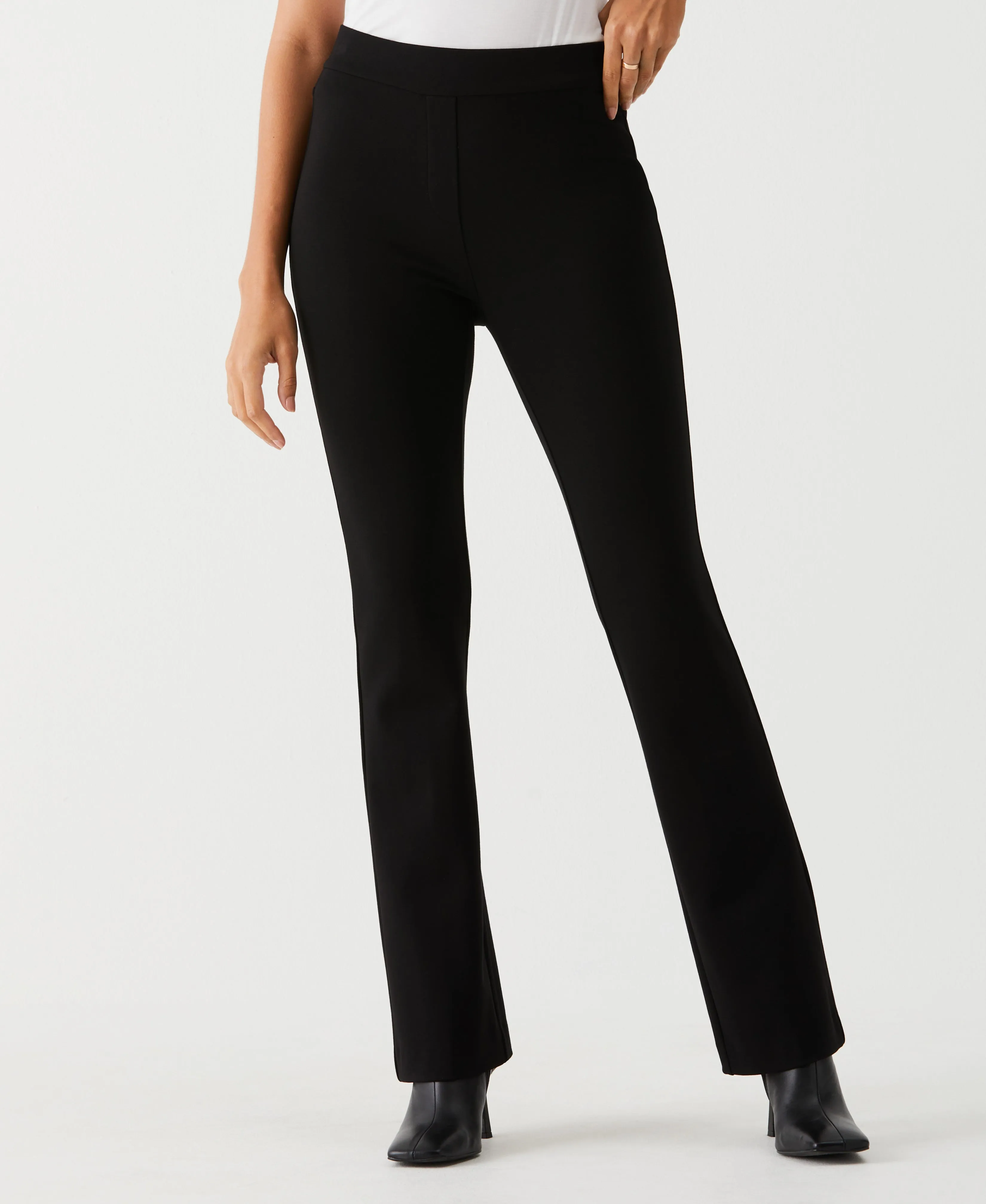 Short Length Boot Cut Pull-On Pant