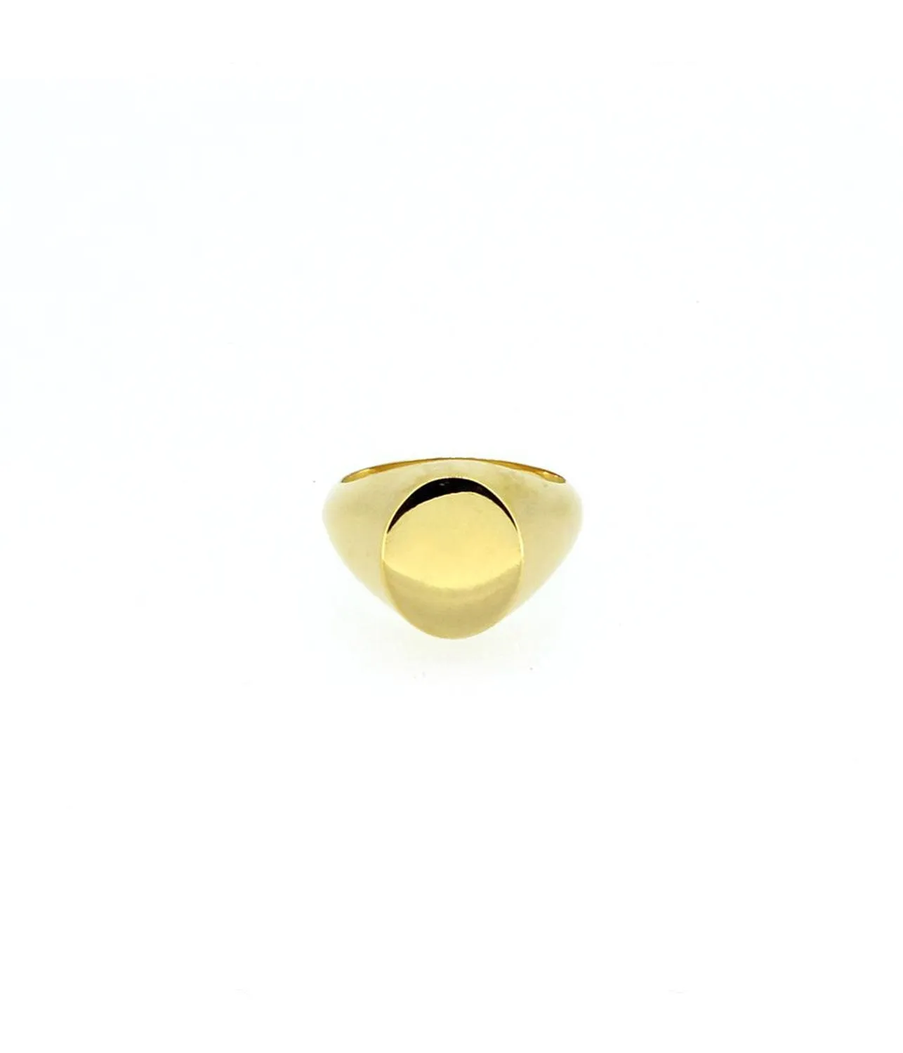 SMALL SIGNET RING - GOLD