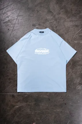 %SMART WHITE ICE WATER / BABY BLUE T-SHIRT%