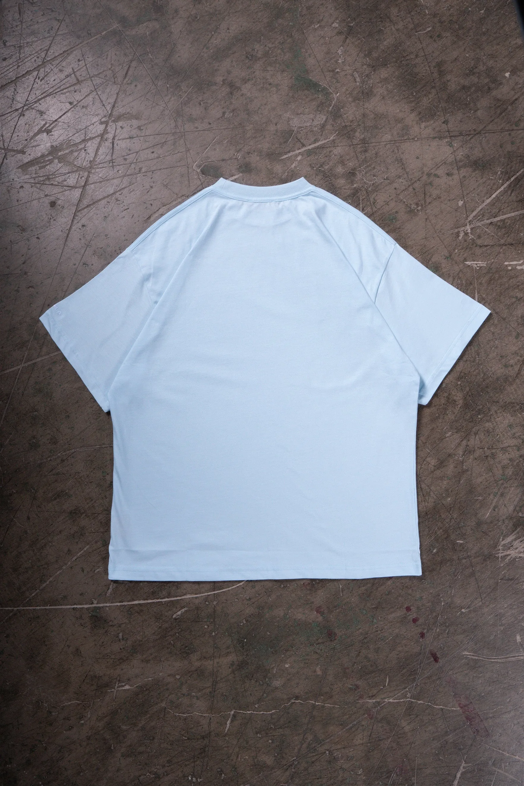 %SMART WHITE ICE WATER / BABY BLUE T-SHIRT%