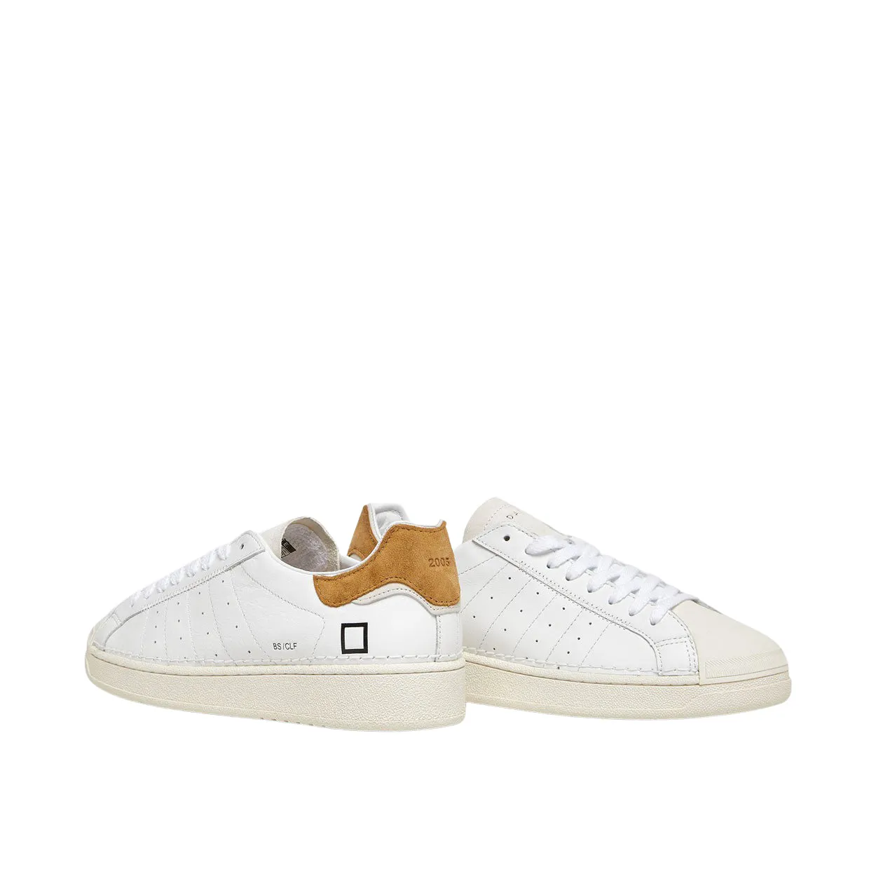 Sneakers Uomo D.A.T.E. Base Calf Bianco / Marrone