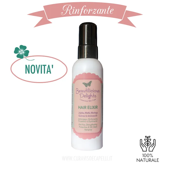 Spray Protettivo Rinforzante Capelli Fragili e Secchi - Hair Elixir