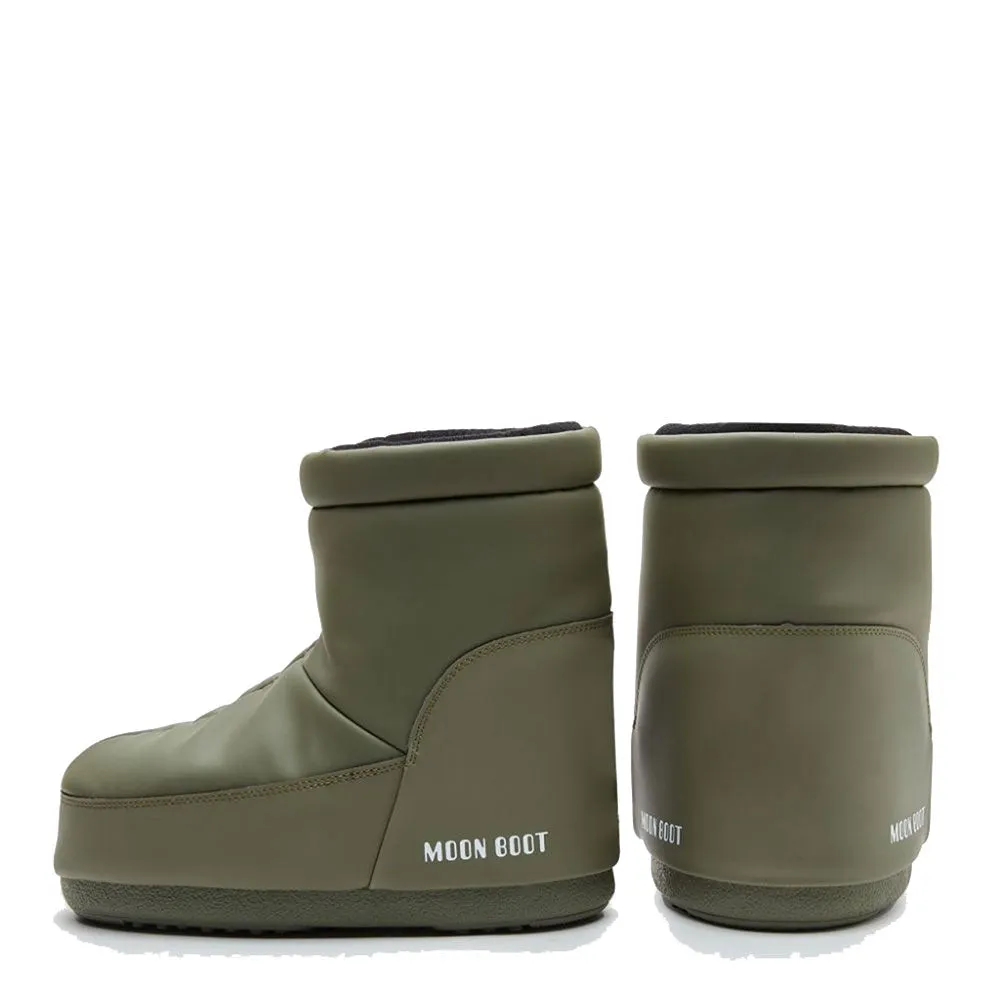 Stivali da Neve MOON BOOT Icon Low Nolace Rubber color Khaki