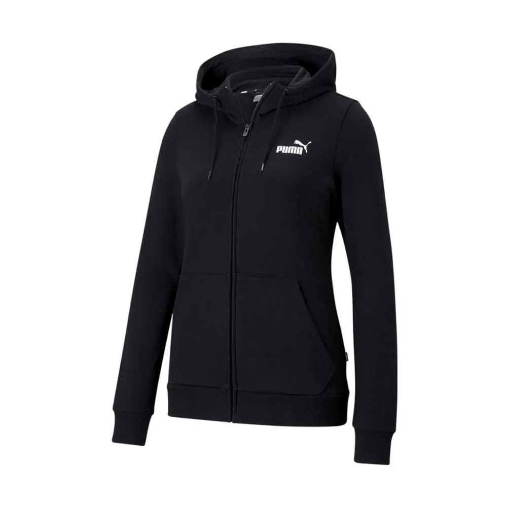 Sudadera con Gorro Puma para Mujer Ess Small Logo Full Zip Hoodie