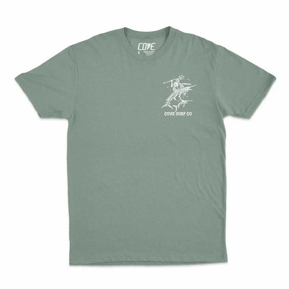 Swordfish Stallion Tee - Moss