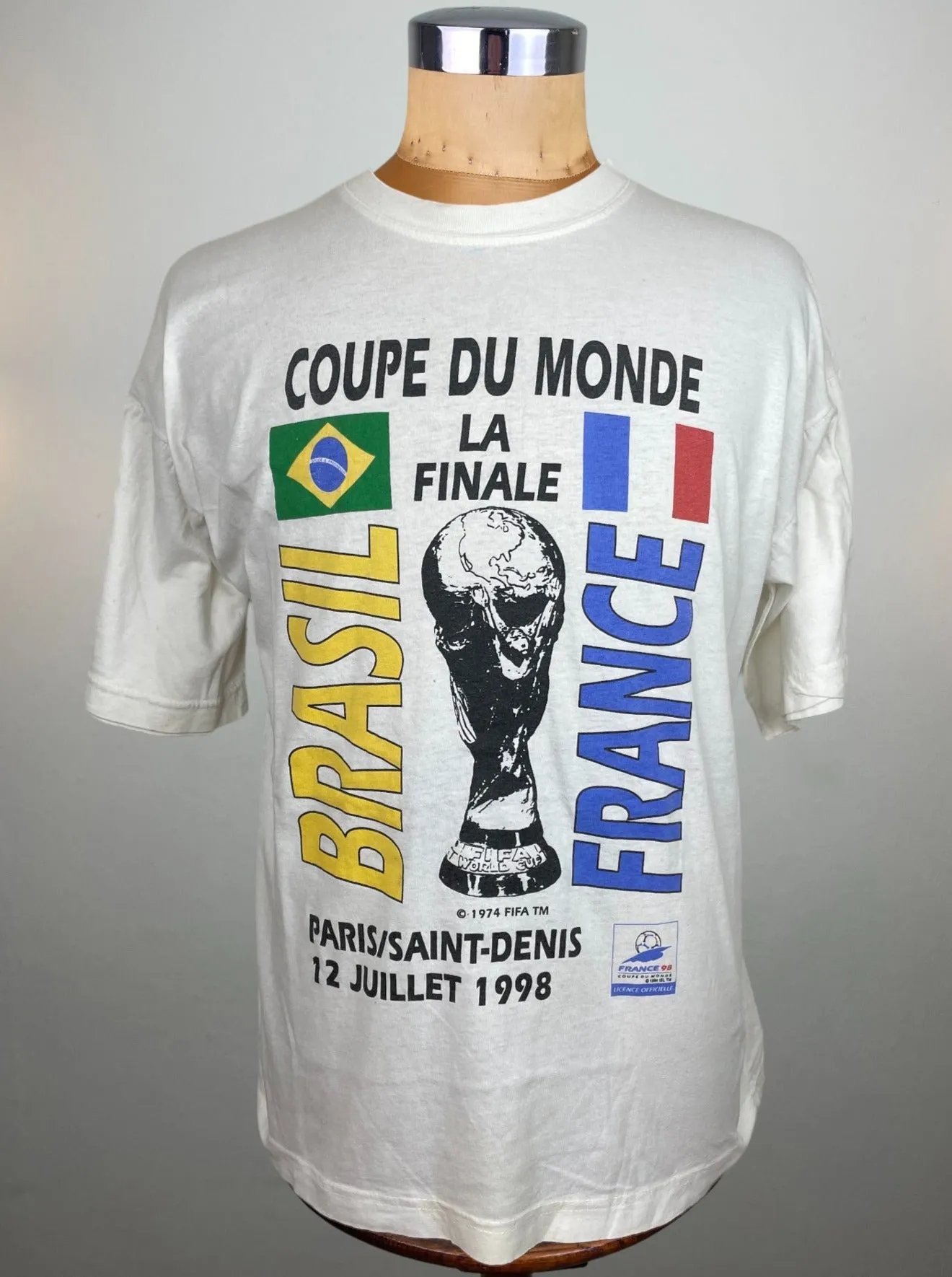 T-Shirt | 1998 | France vs Brazil | World Cup Final Official T-Shirt