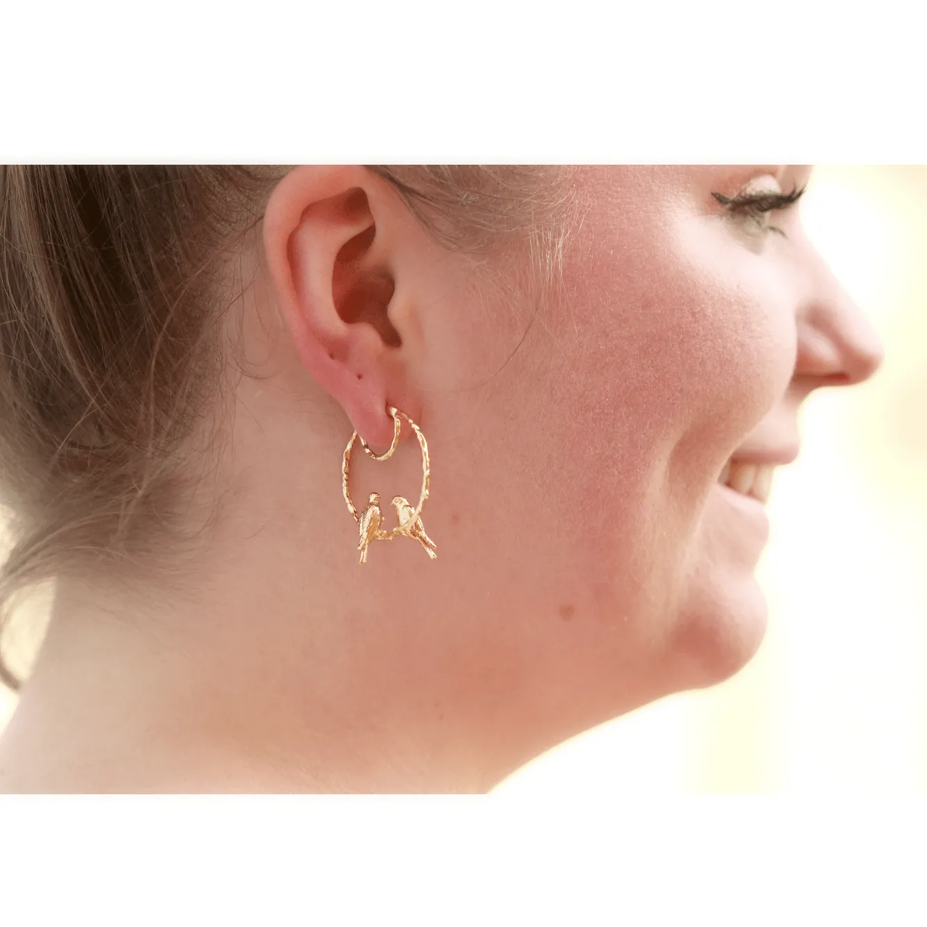 Tippi Bird Hoop Earrings