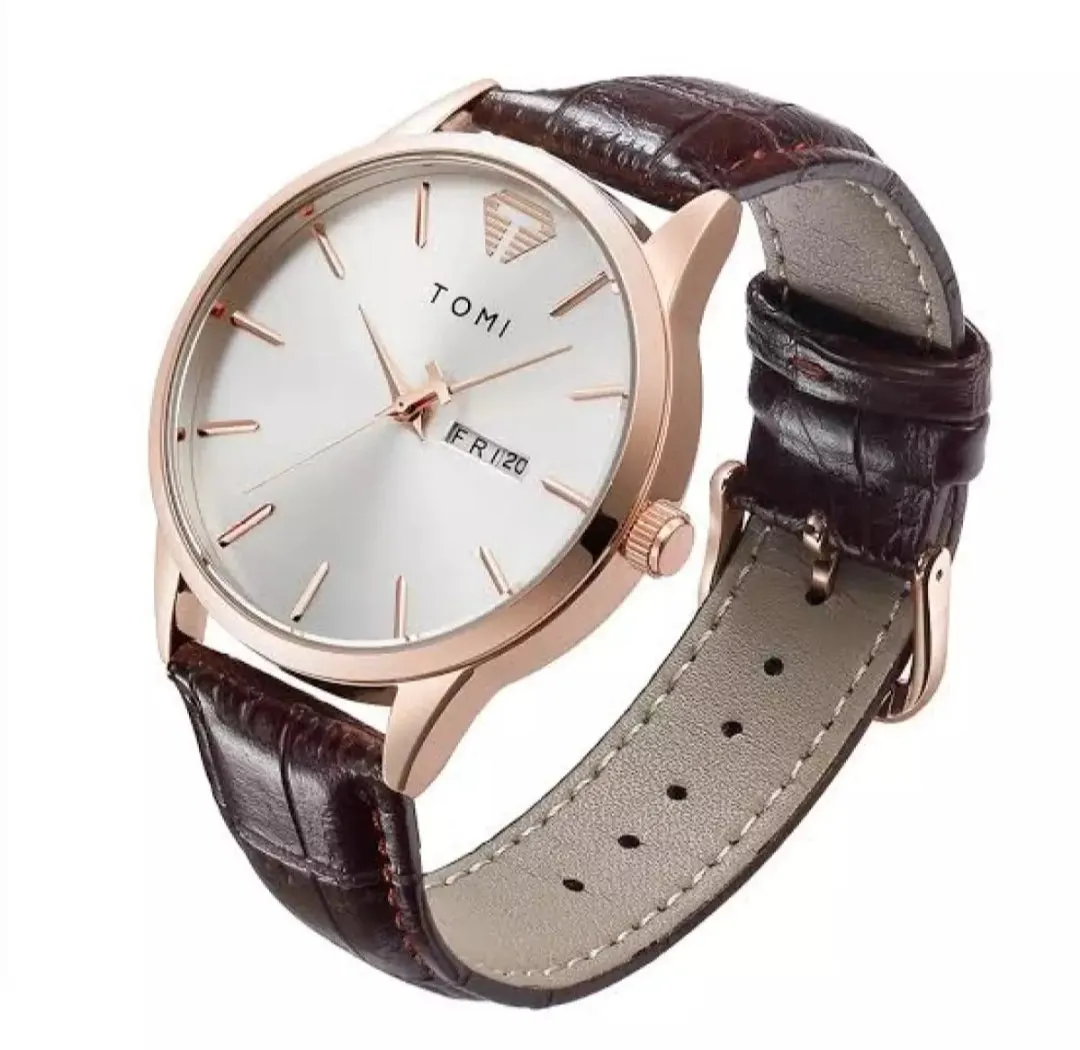 TOMI T-045 Day Date Quartz Wrist Watch For Men