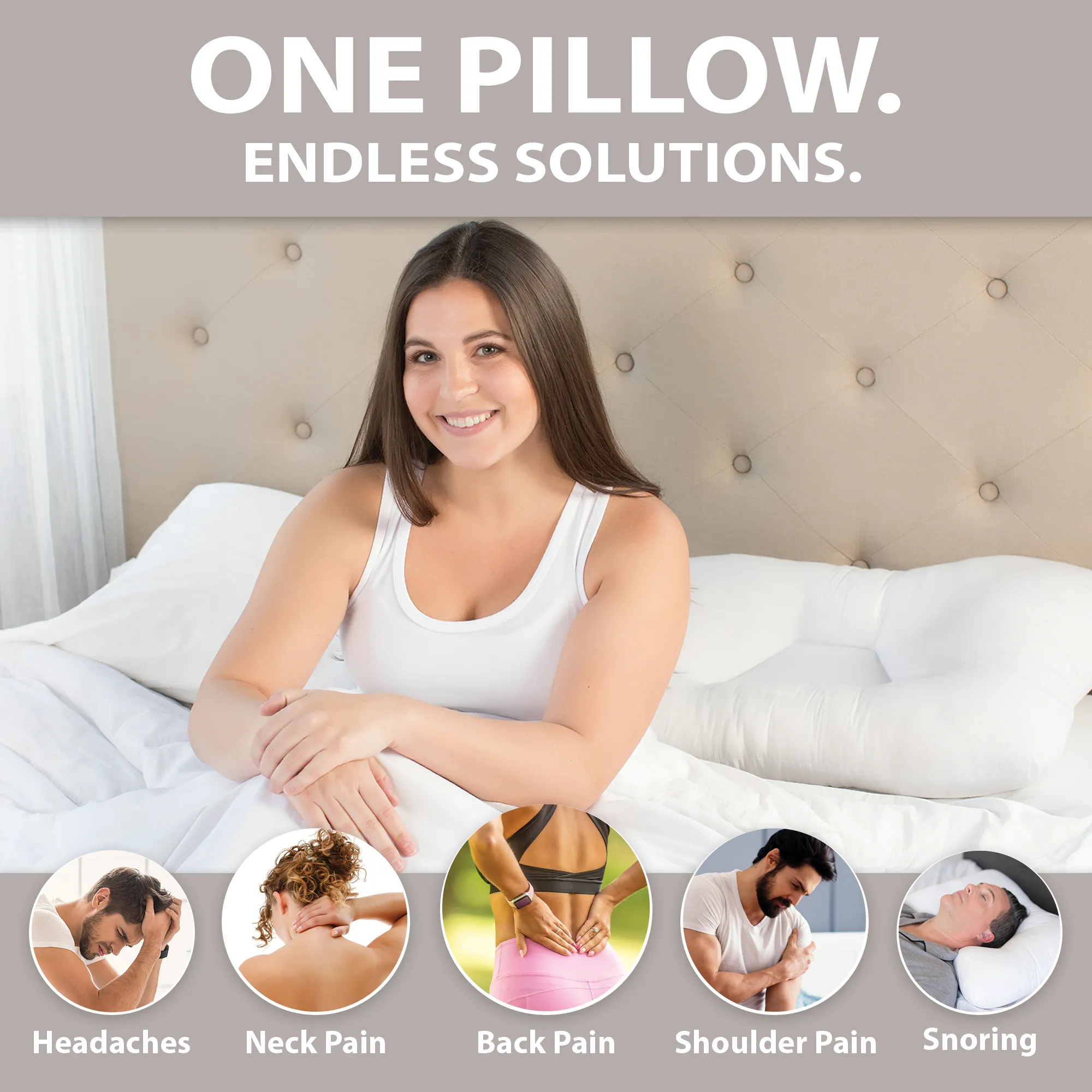 Tri-Core Comfort Zone Pillow