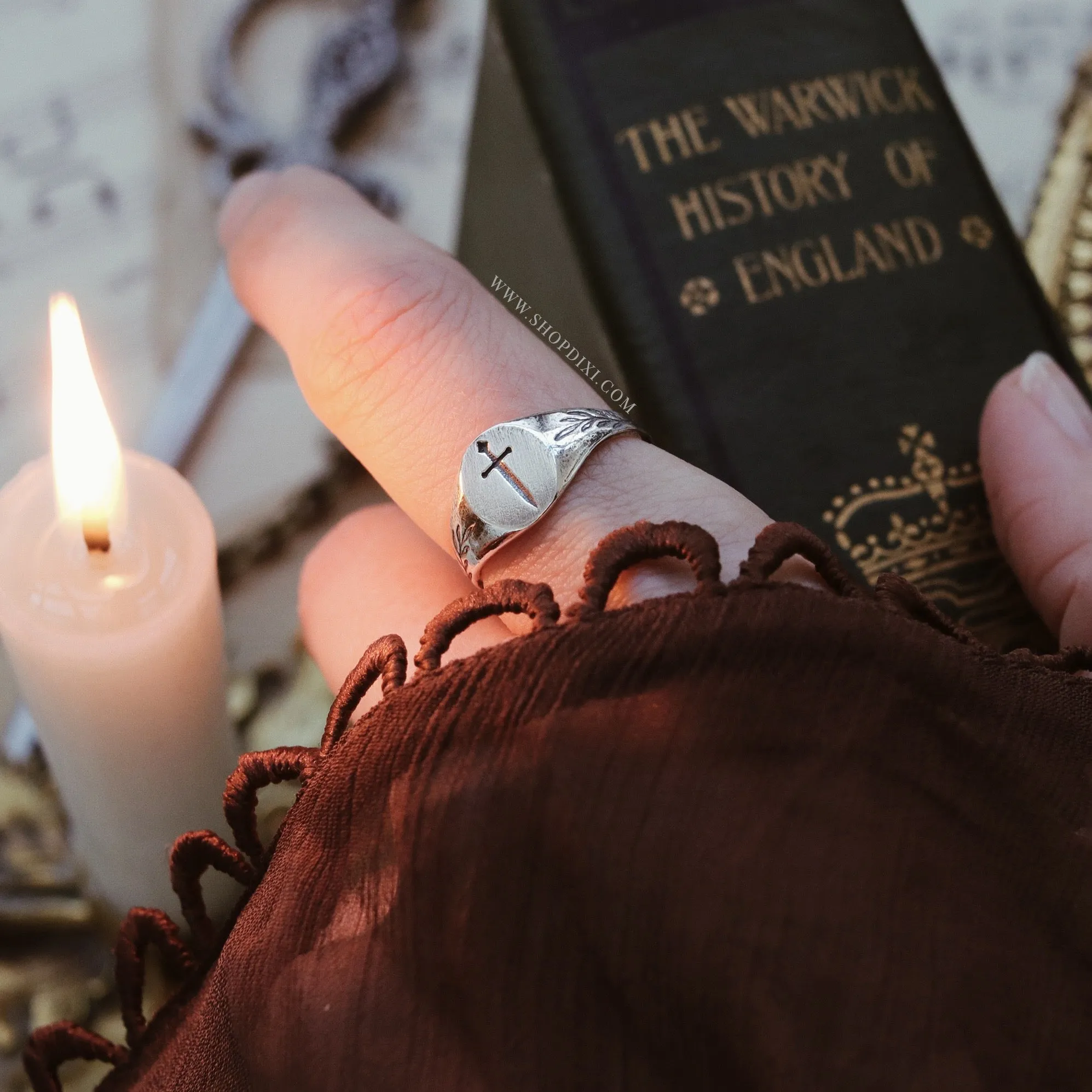 Tudor Secret Society Signet Ring