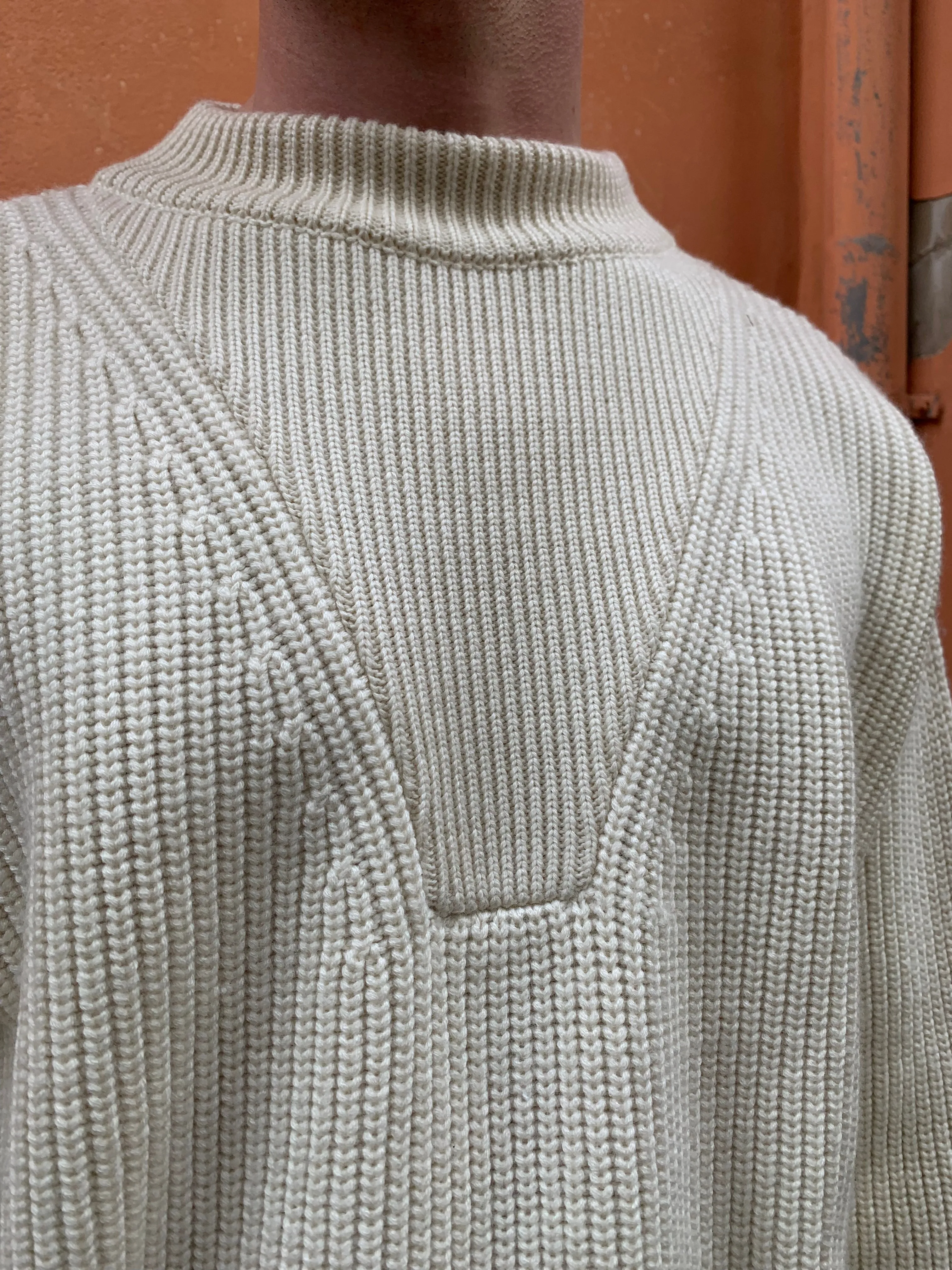 Tunderbolt - Warm Sweater - Cashmere-Silk-Wool Cream