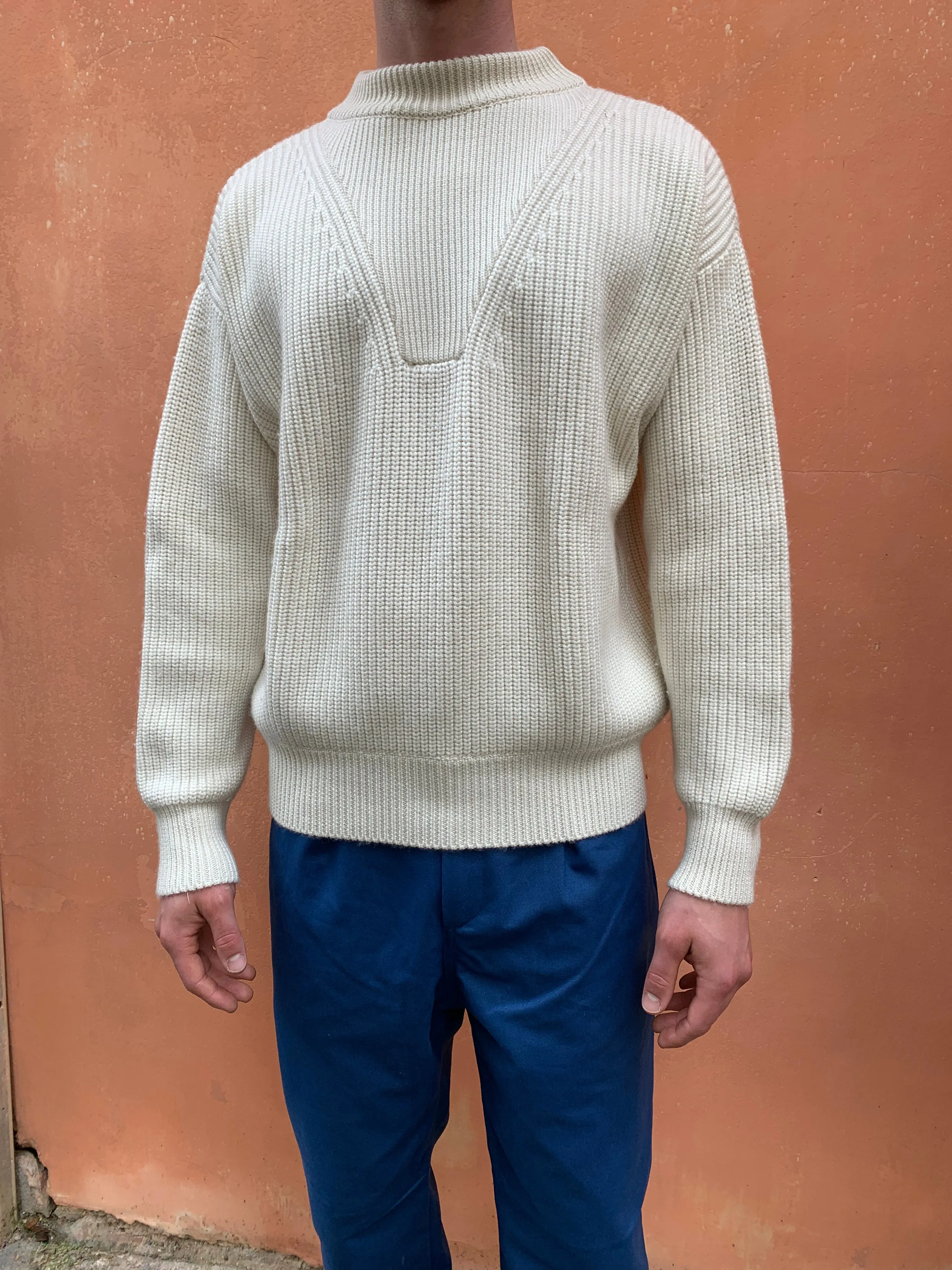 Tunderbolt - Warm Sweater - Cashmere-Silk-Wool Cream