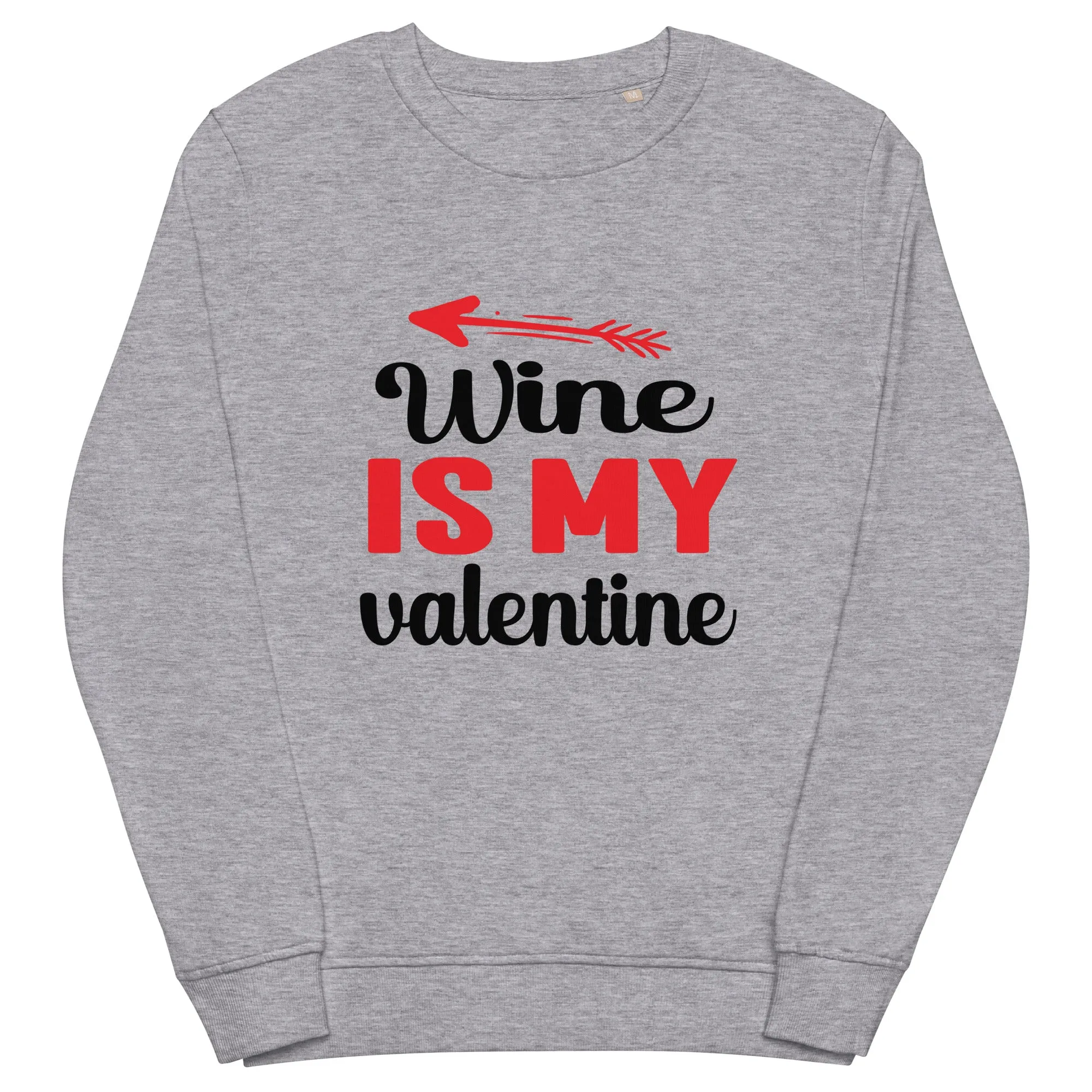 Unisex organic Valentine's sweatshirt