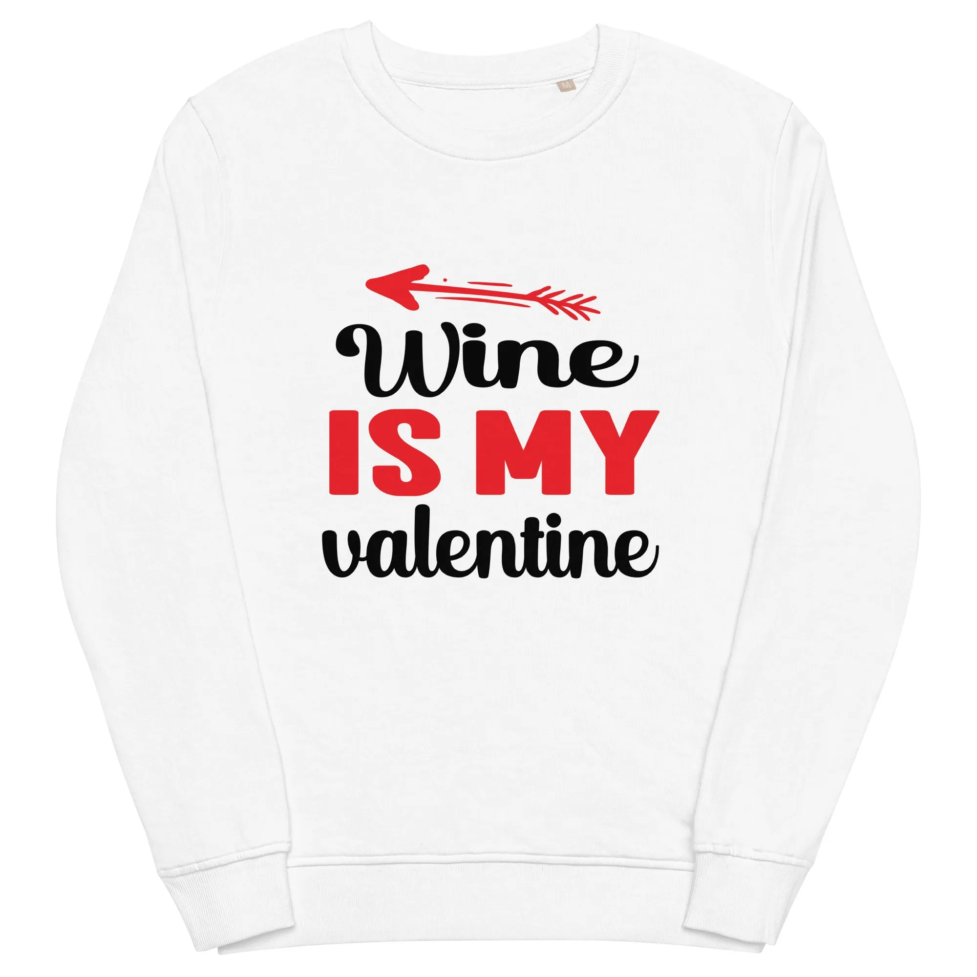 Unisex organic Valentine's sweatshirt