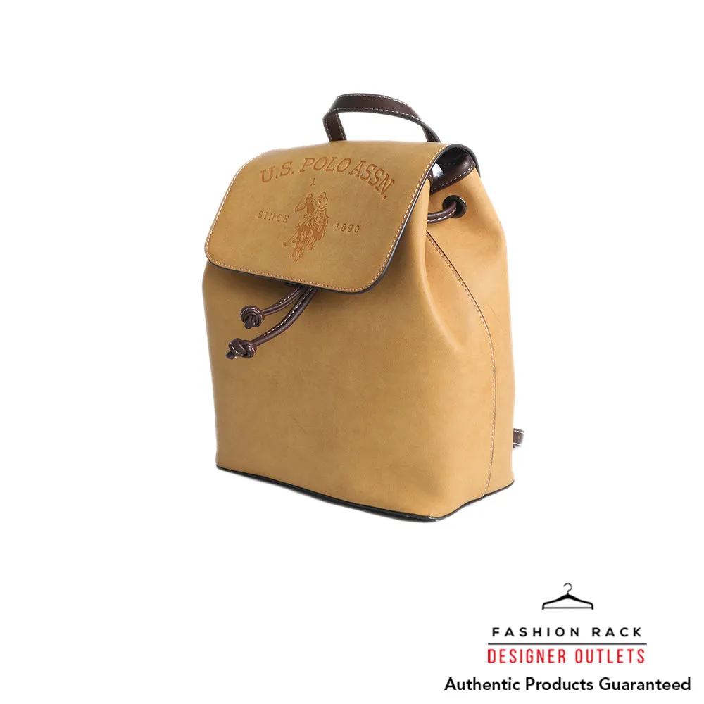 US Polo Assn Cowtown Backpack Mustard