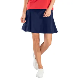 Women's 18" Made in USA Navy Pocket Skort