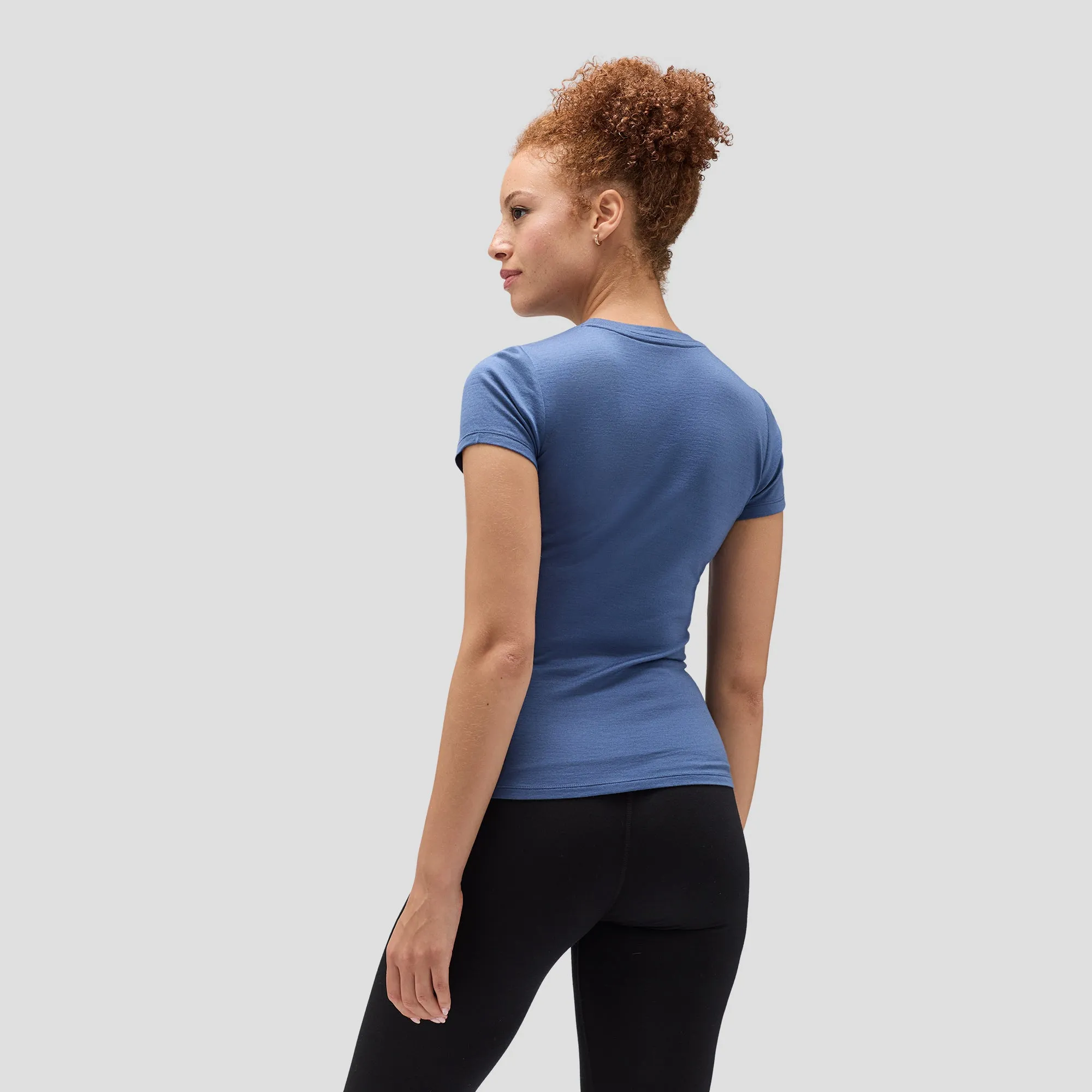 Women's Slim Merino Crew Neck T-Shirt